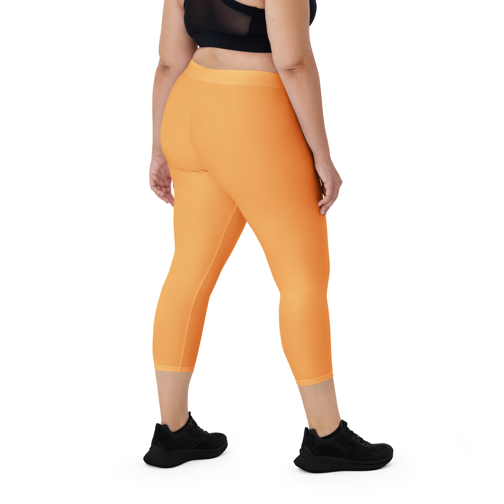 Capri Leggings - Sunshine Orange