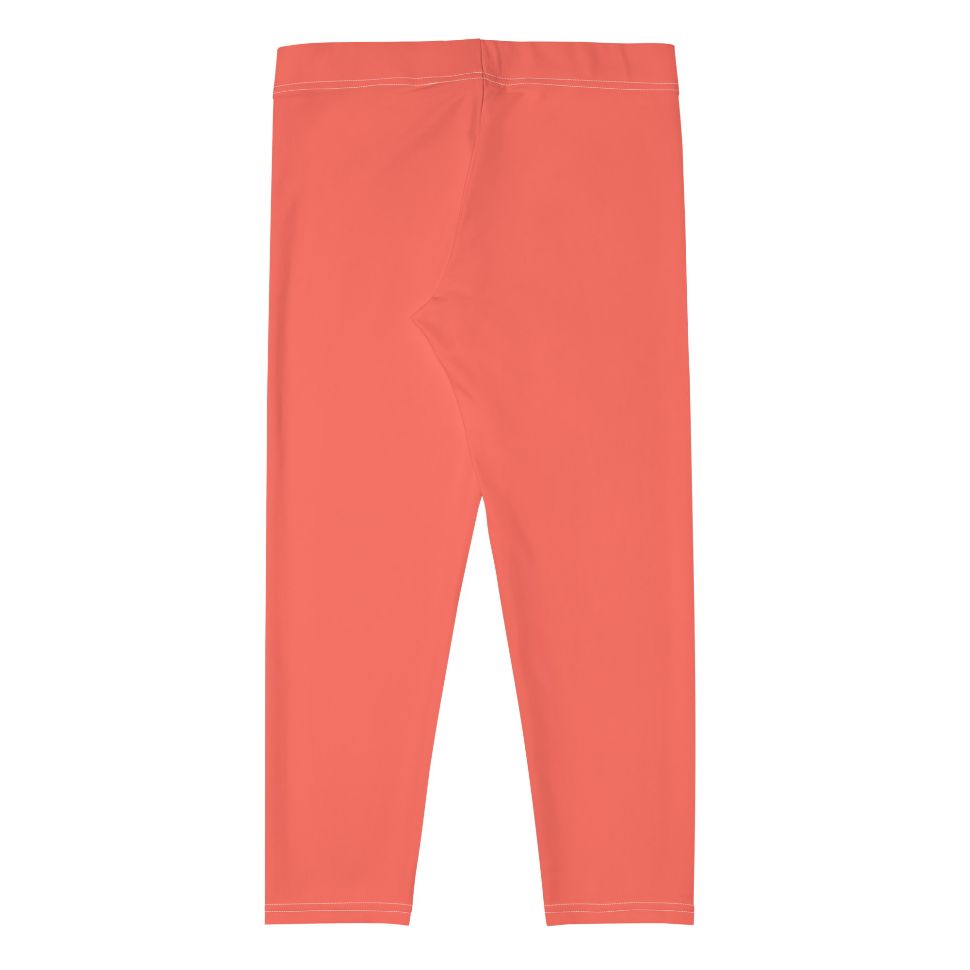 Capri Leggings - Coral Red