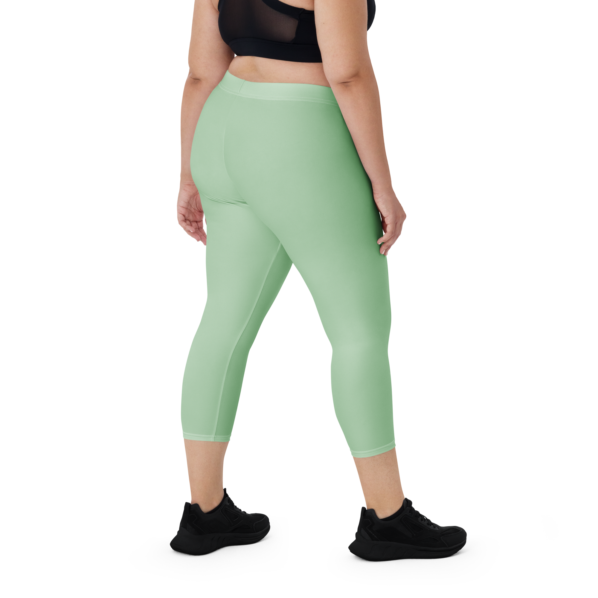 Capri Leggings - Palm Green