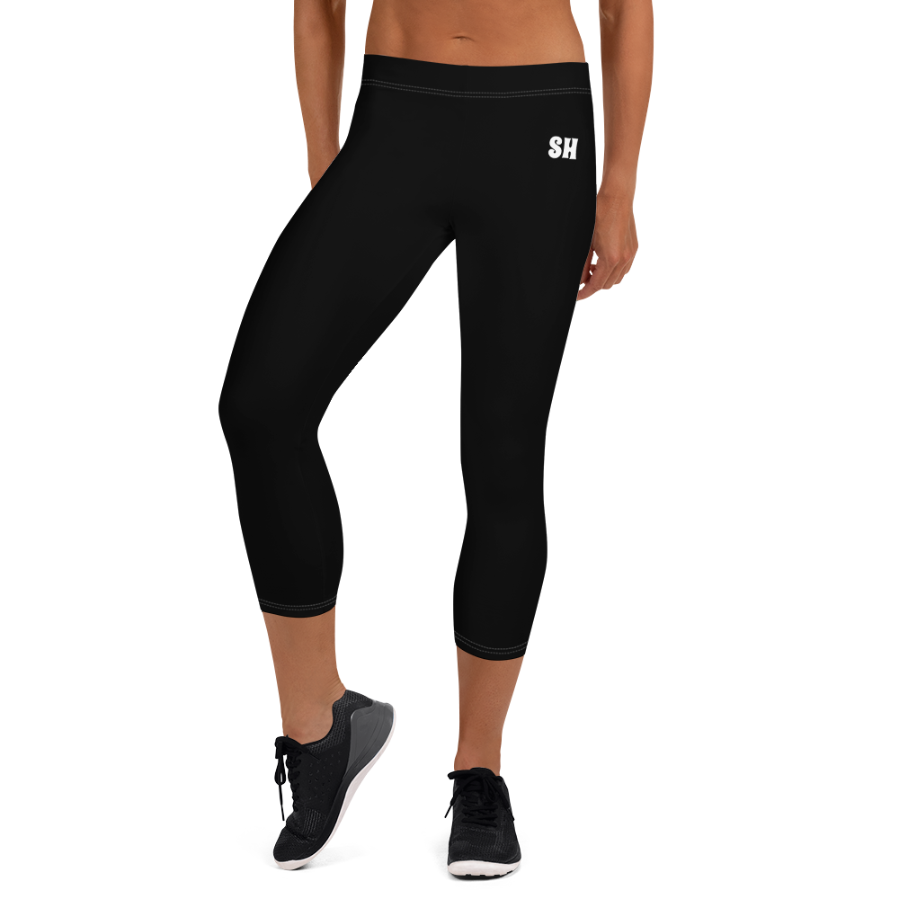 Capri Leggings - Harbor Black