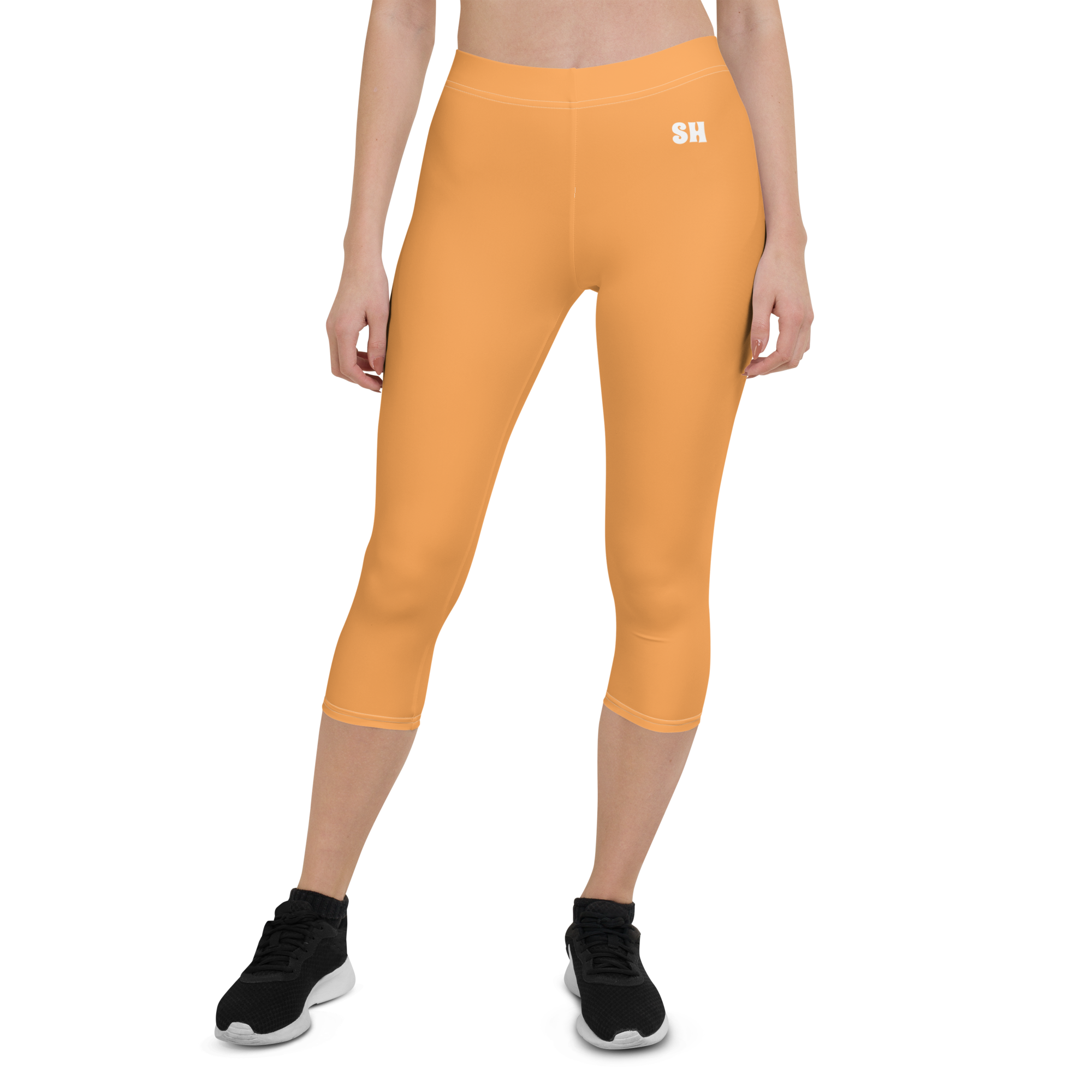 Capri Leggings - Sunshine Orange