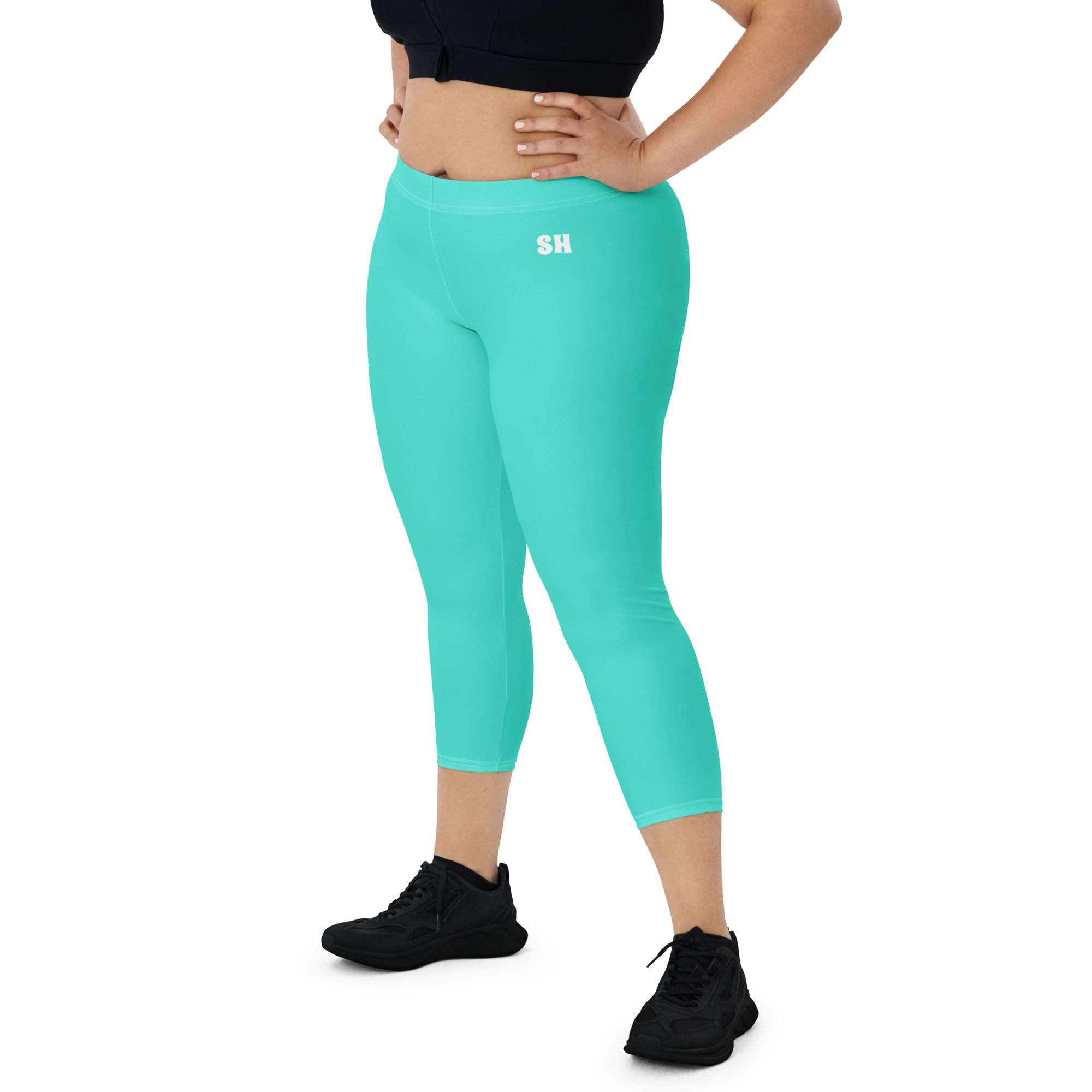 Capri Leggings - Lagoon Turquoise