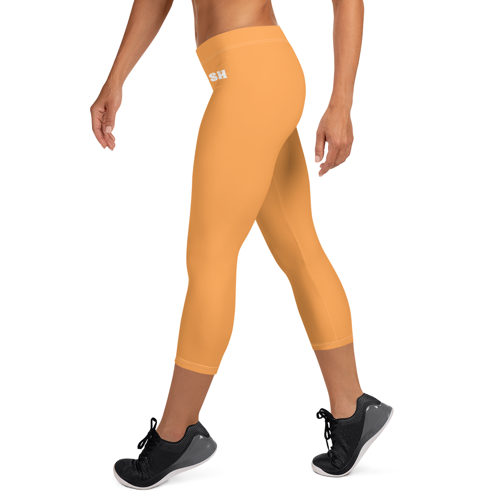 Capri Leggings - Sunshine Orange