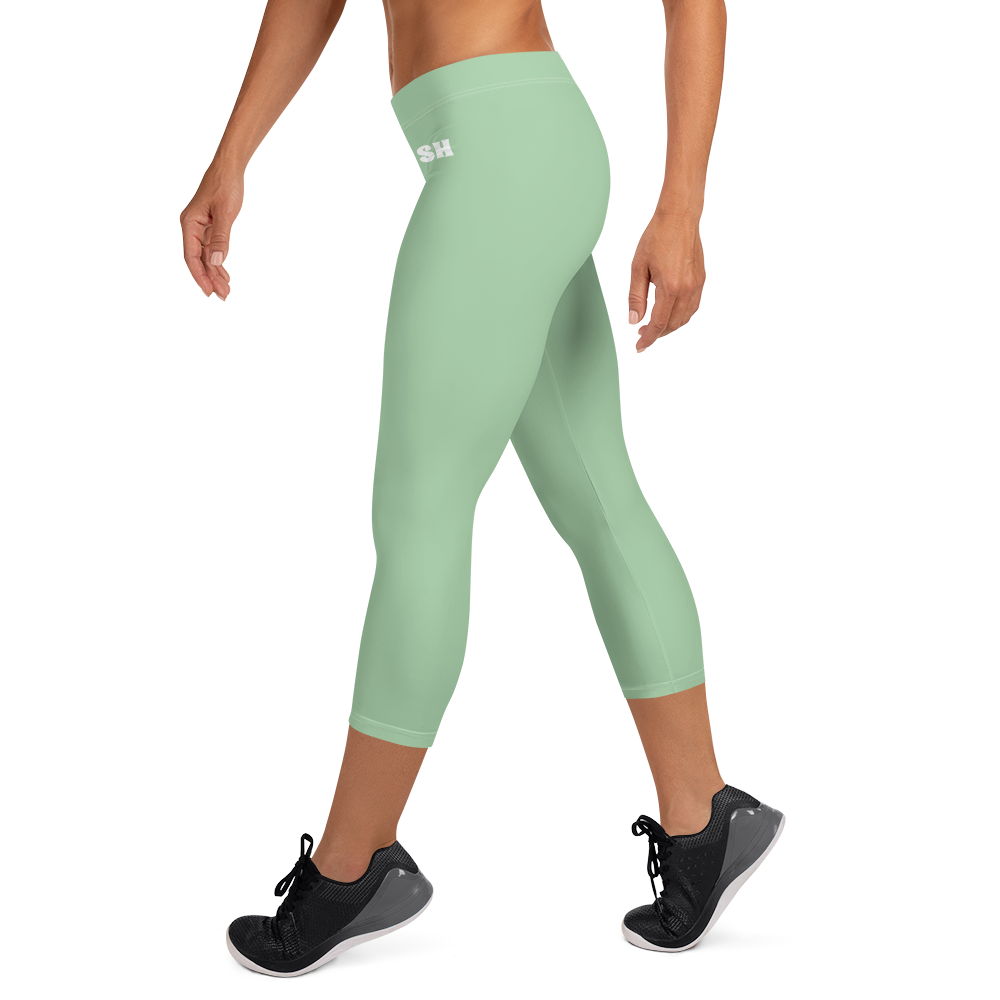 Capri Leggings - Palm Green