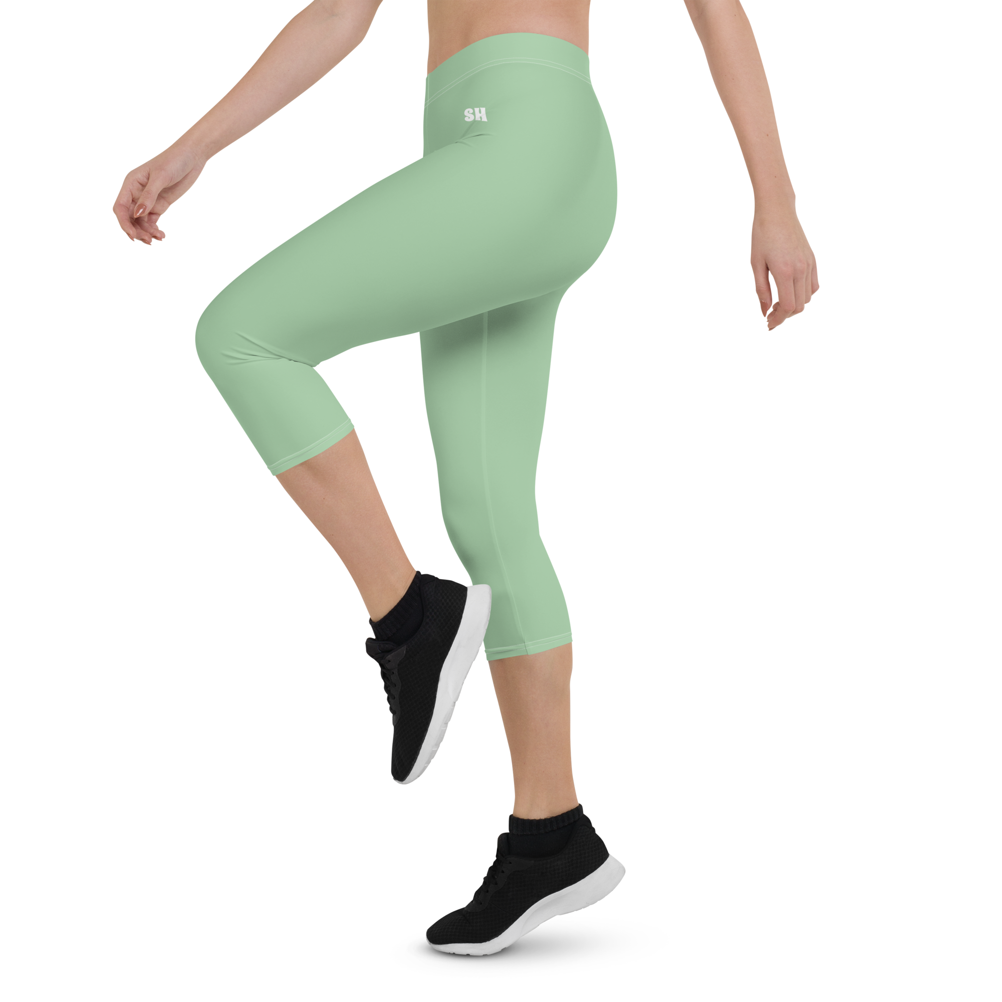 Capri Leggings - Palm Green