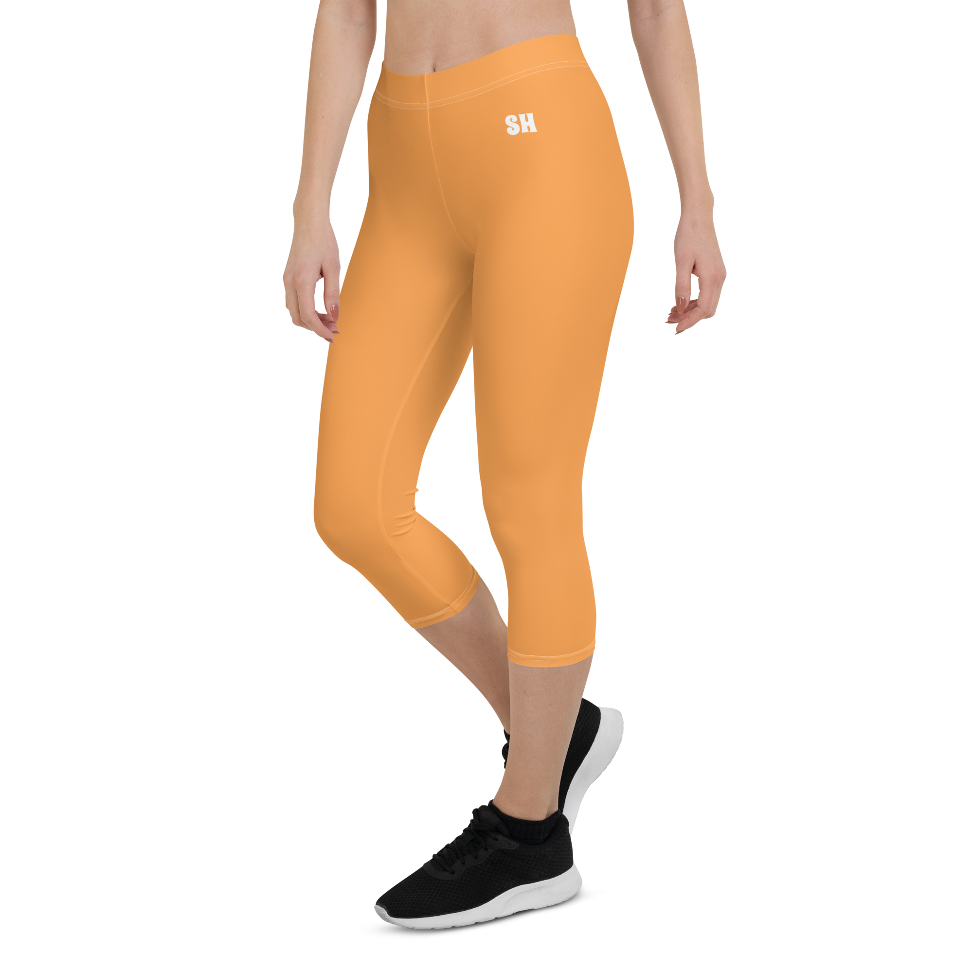 Capri Leggings - Sunshine Orange