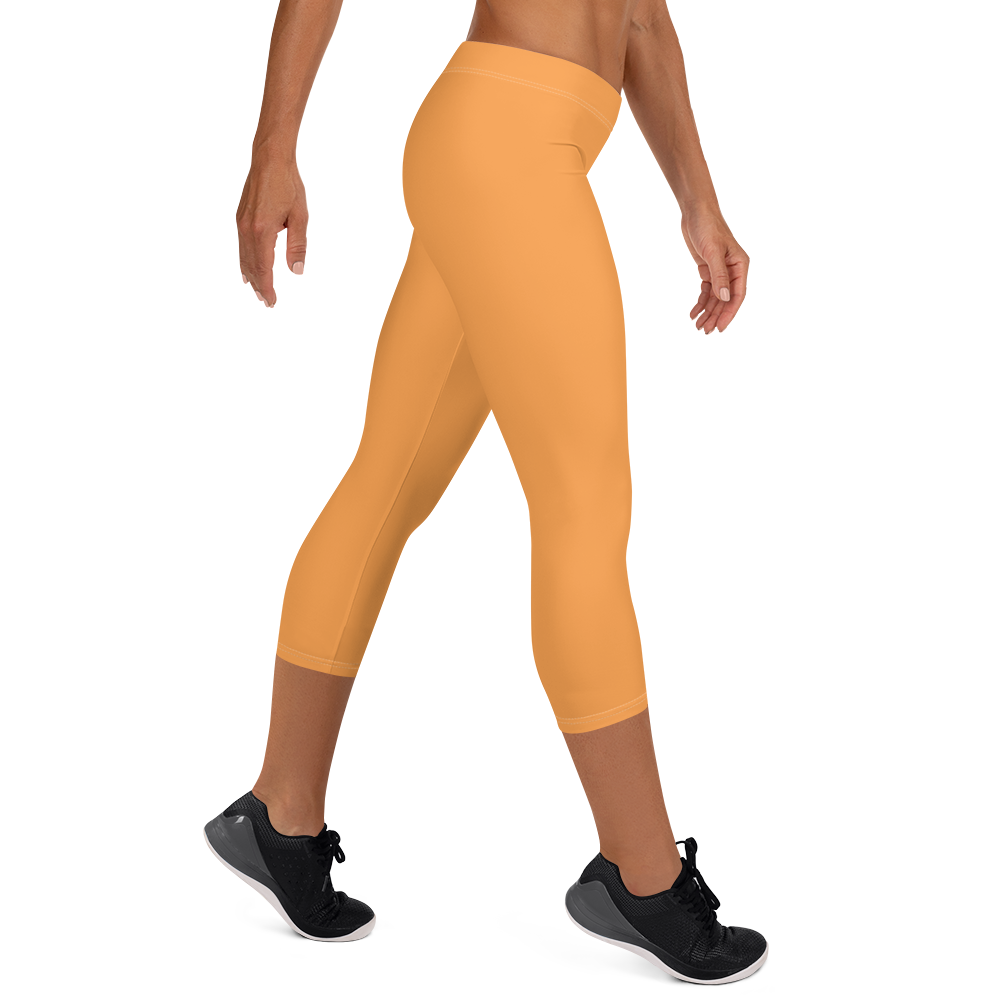 Capri Leggings - Sunshine Orange