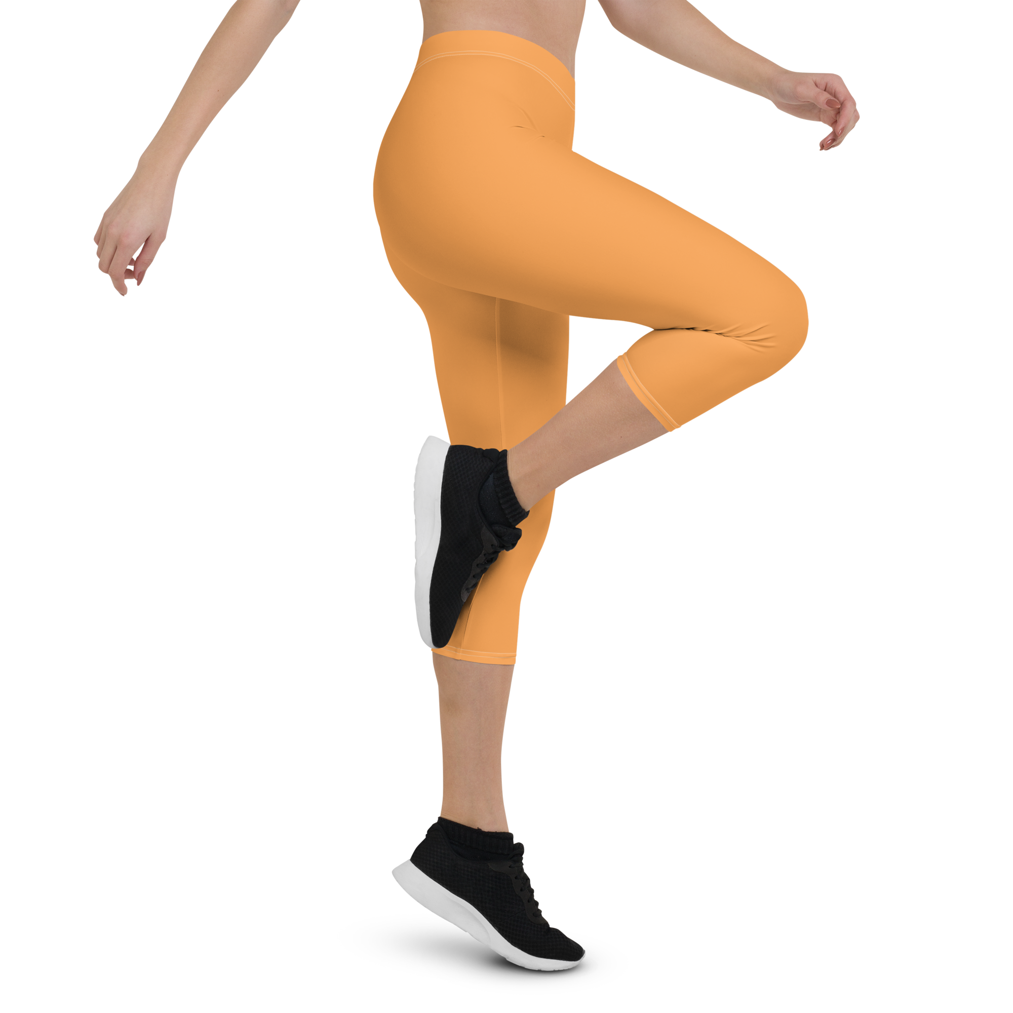 Capri Leggings - Sunshine Orange