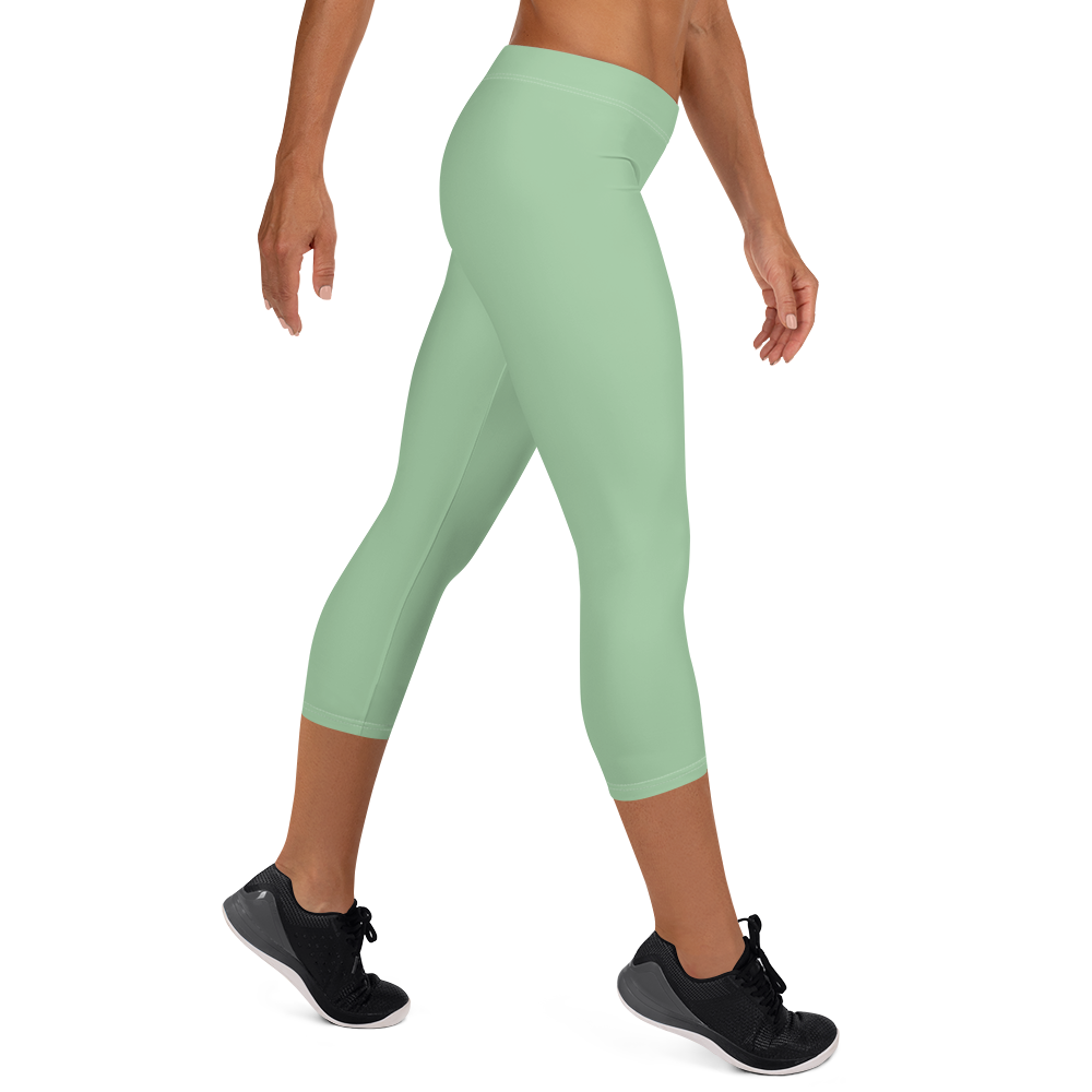 Capri Leggings - Palm Green