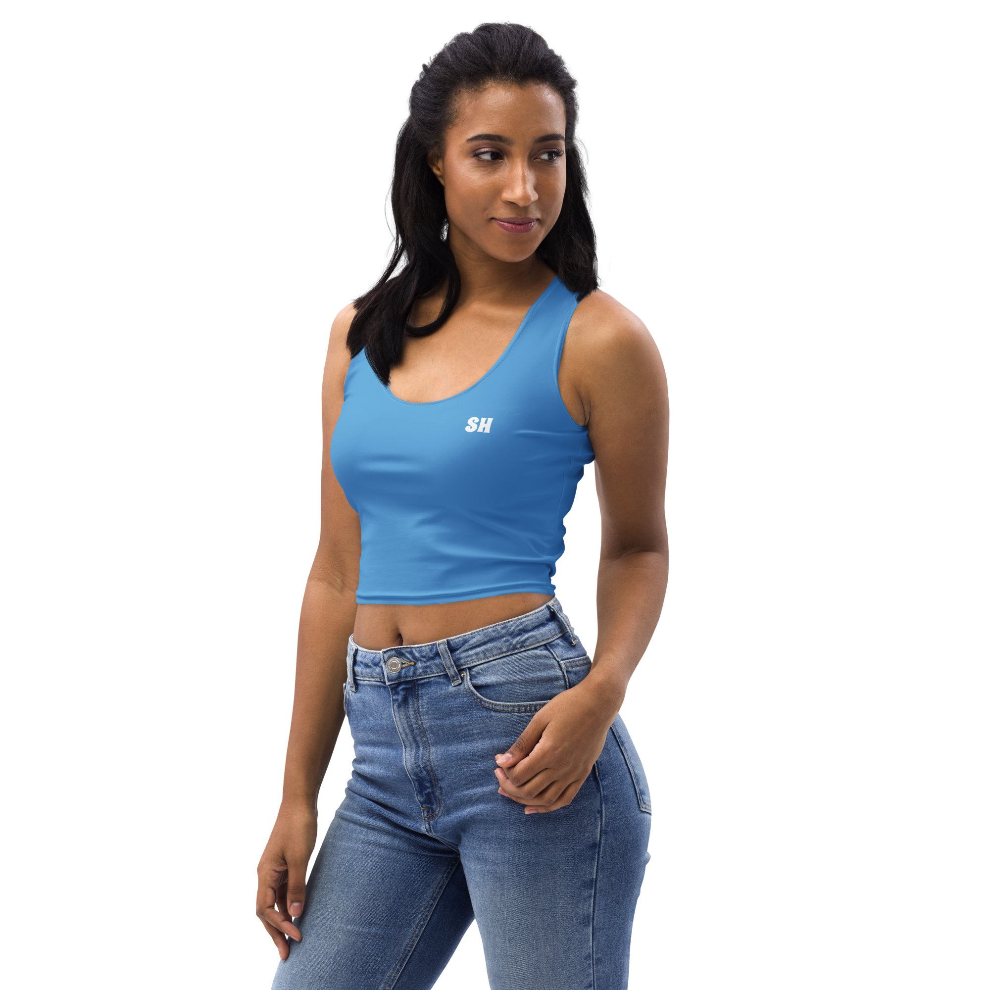 Top corto - Azul océano