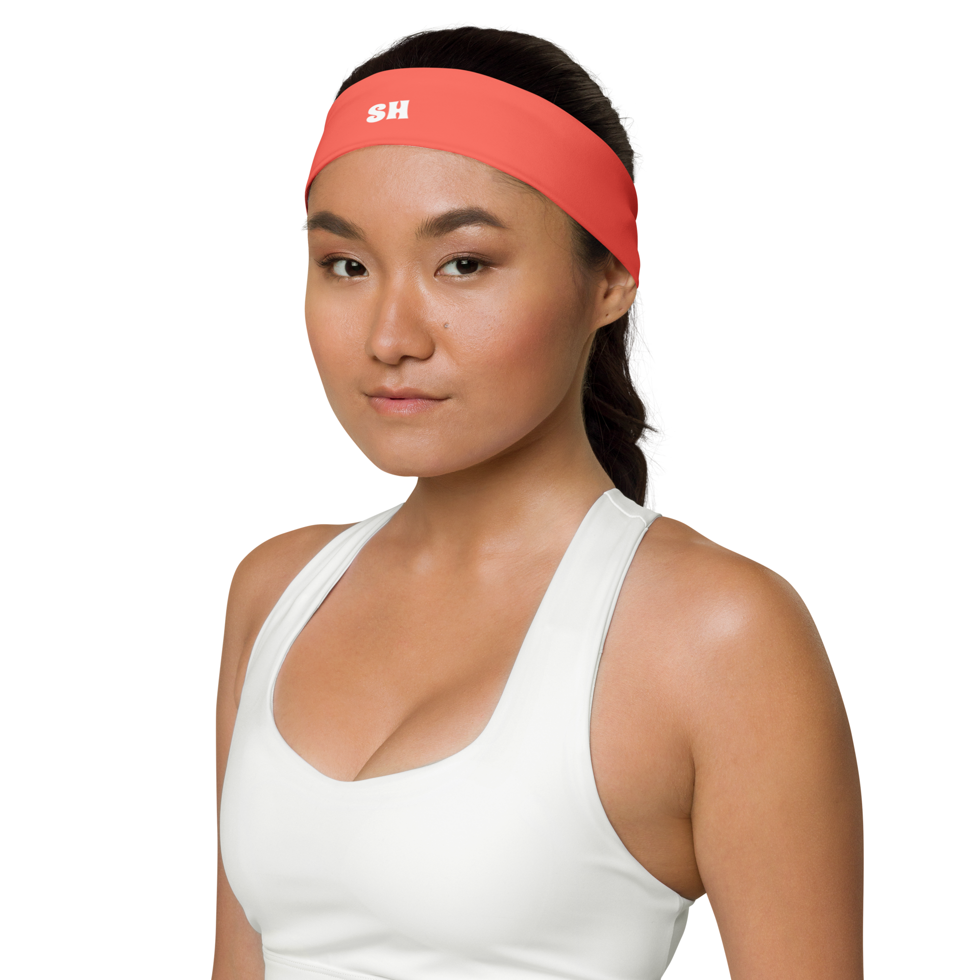 Headband - Coral Red