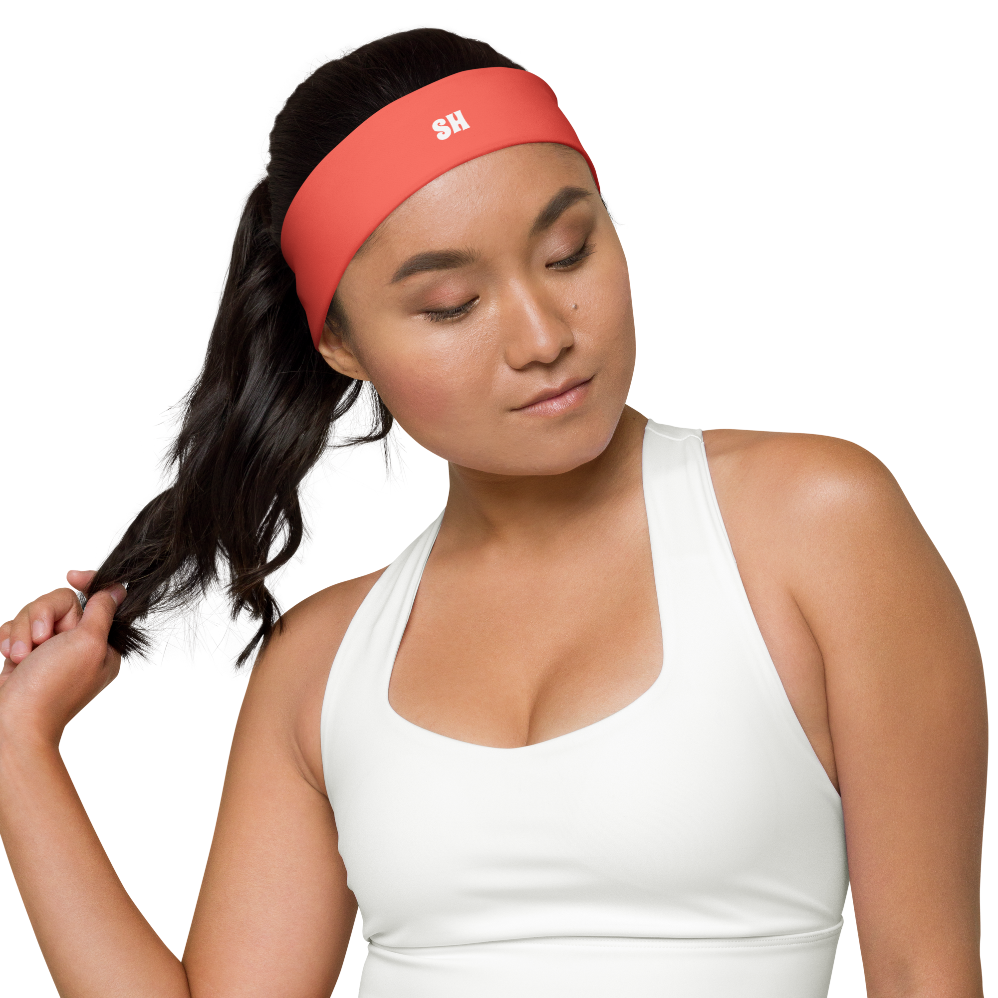 Headband - Coral Red
