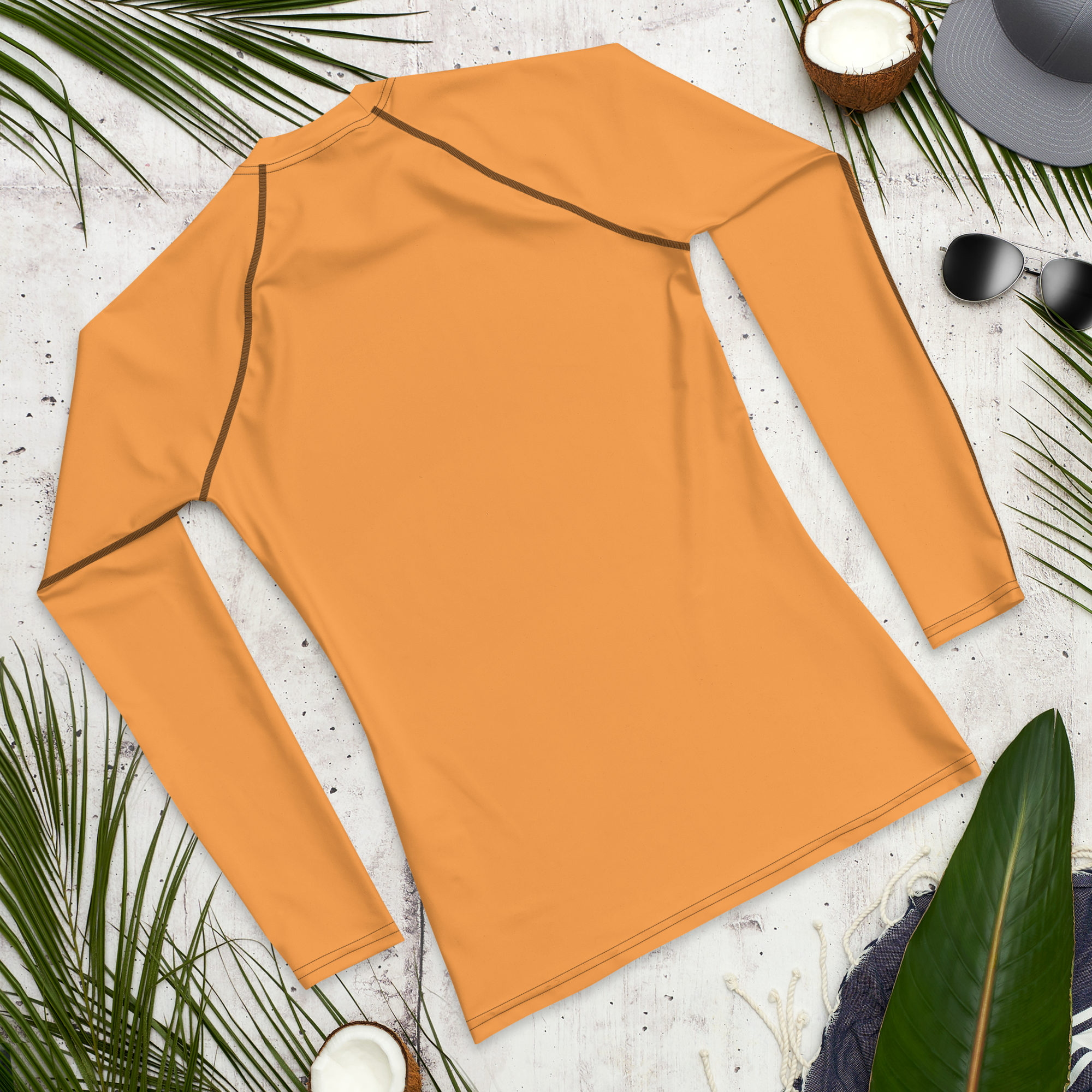 Men's Rash Guard - Sunshine Orange