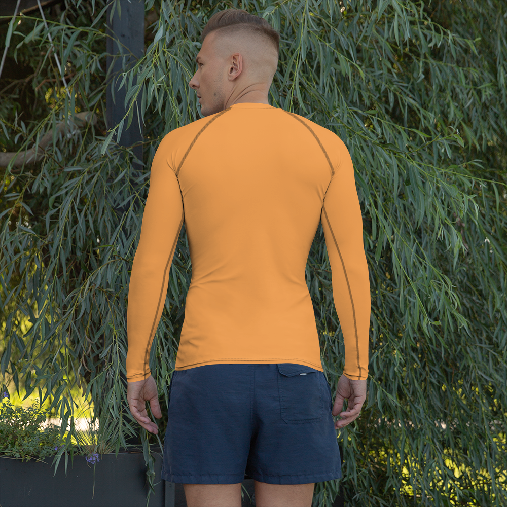 Men's Rash Guard - Sunshine Orange