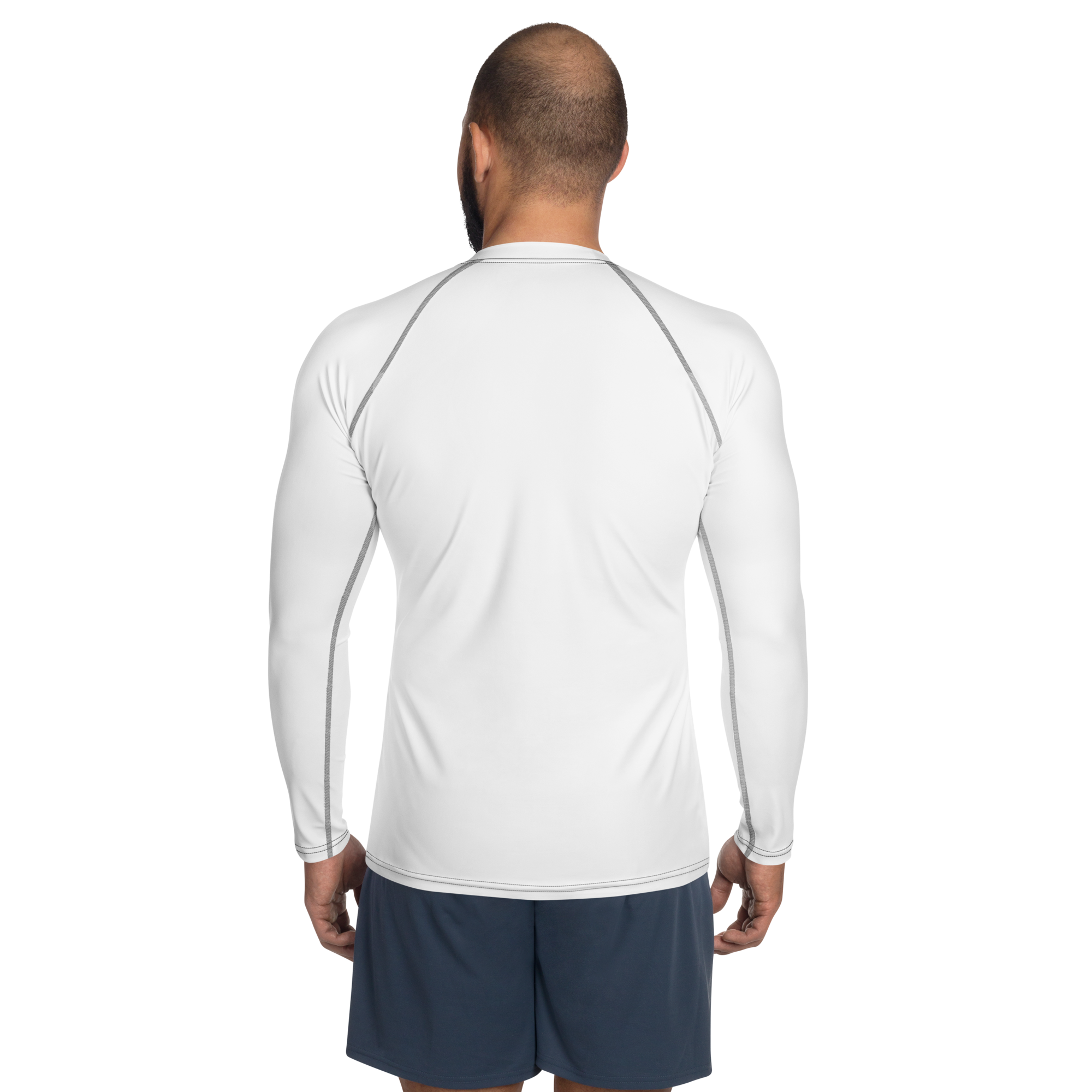 Men's Rash Guard - Seashell White