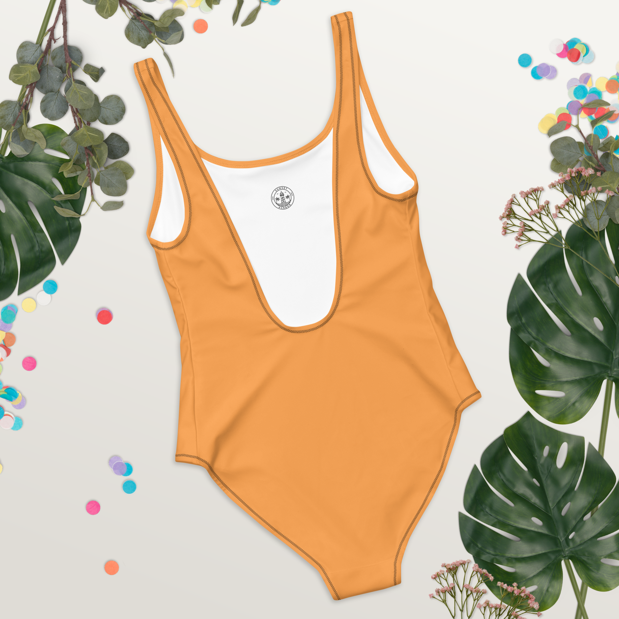 One-Piece Swimsuit - Sunshine Orange