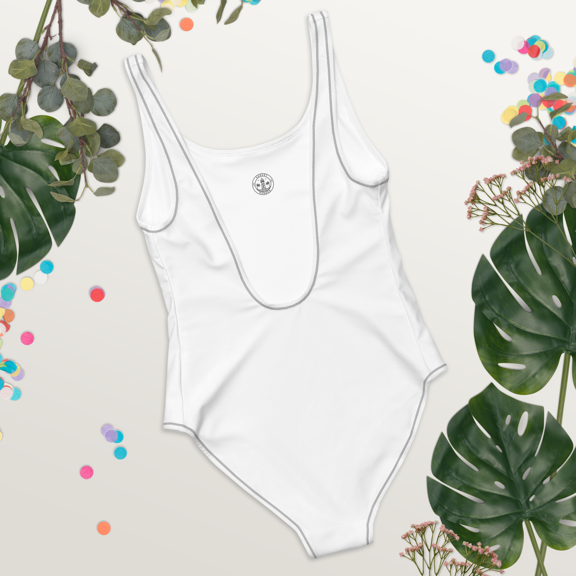 One-Piece Swimsuit - Seashell White