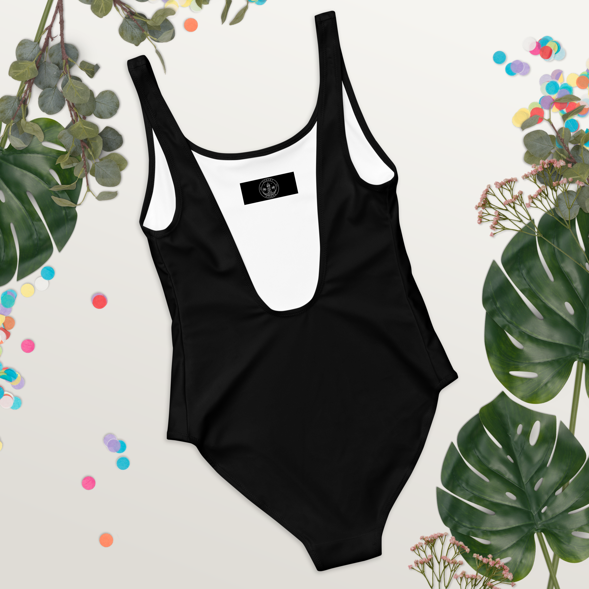 One-Piece Swimsuit - Harbor Black