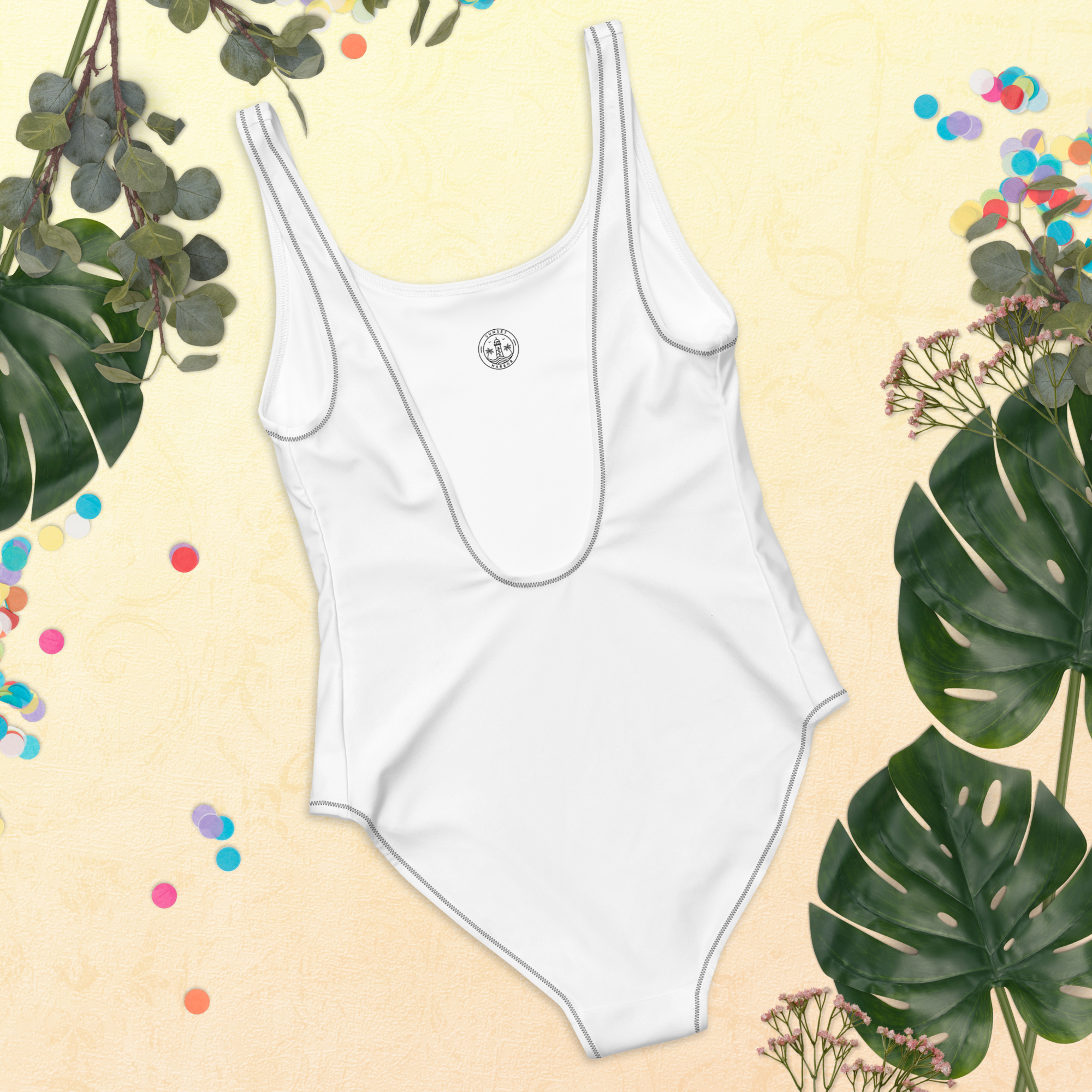 One-Piece Swimsuit - Seashell White