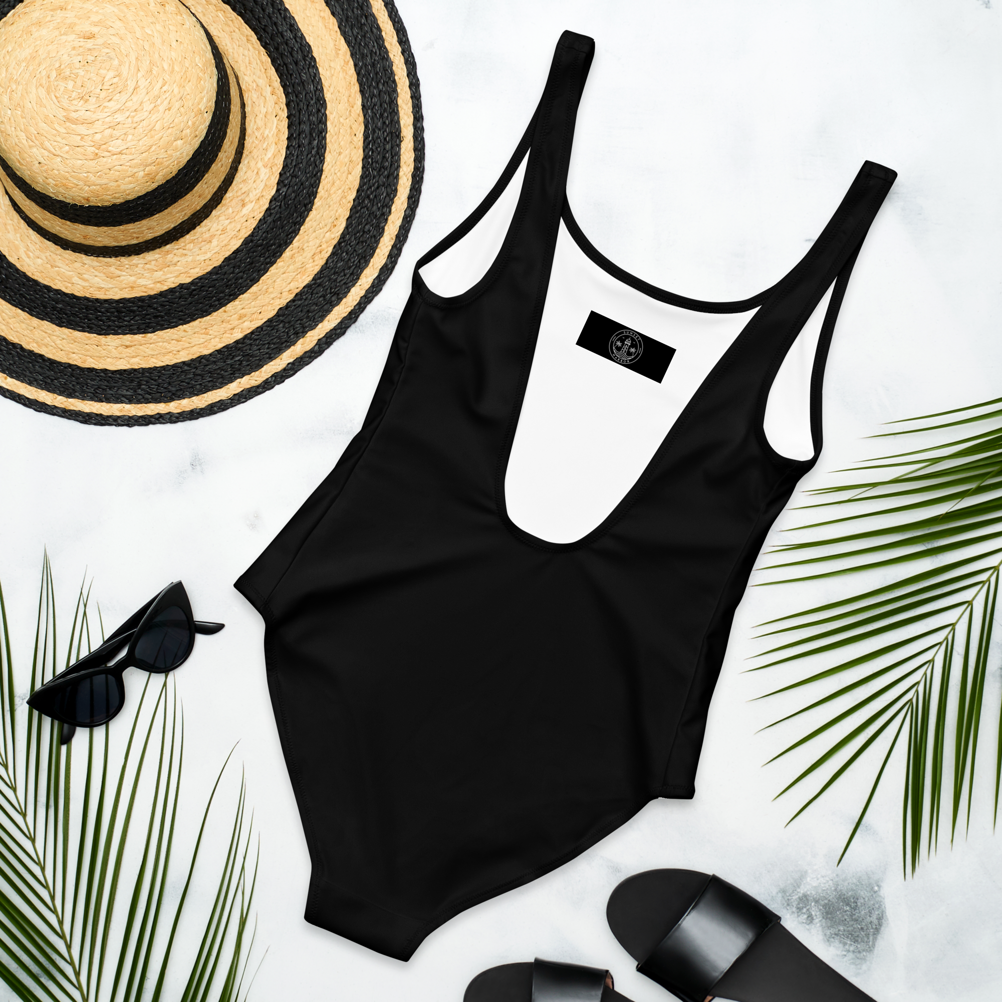 One-Piece Swimsuit - Harbor Black