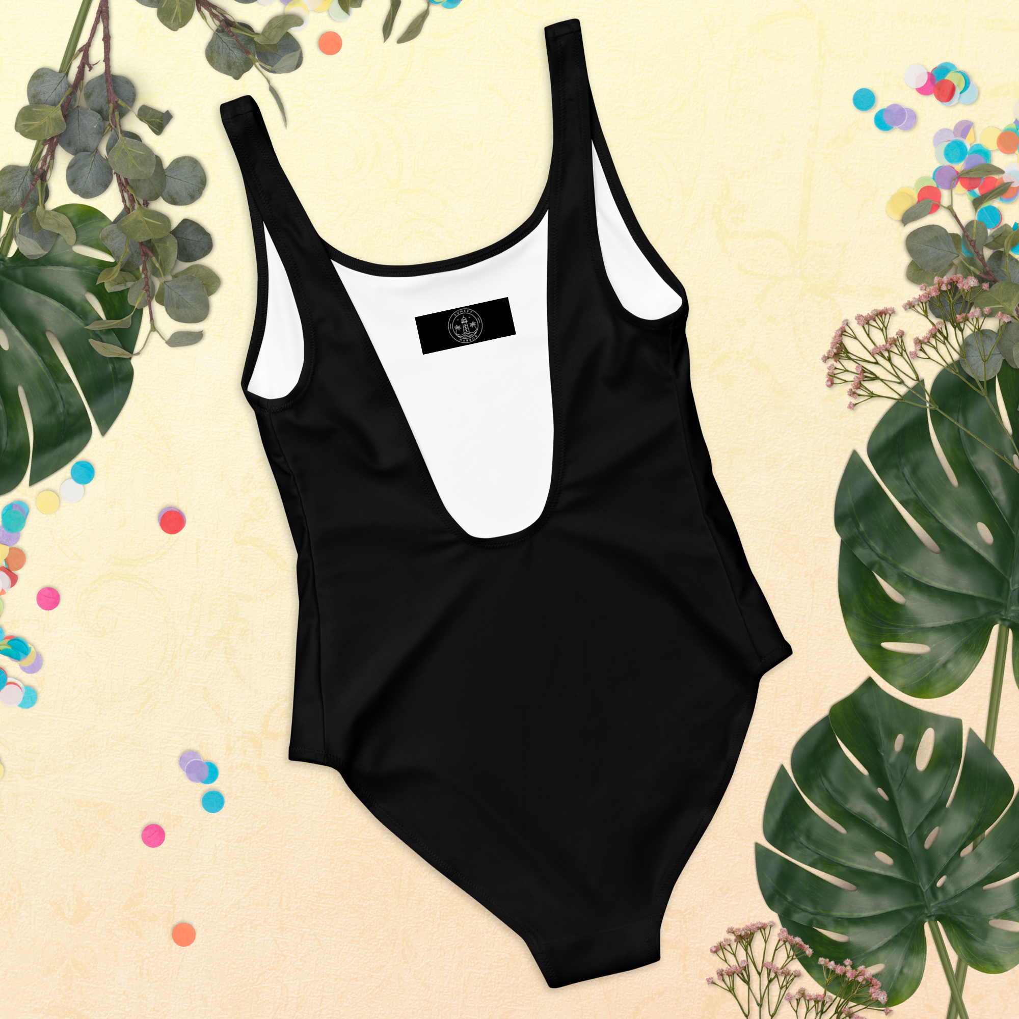 One-Piece Swimsuit - Harbor Black