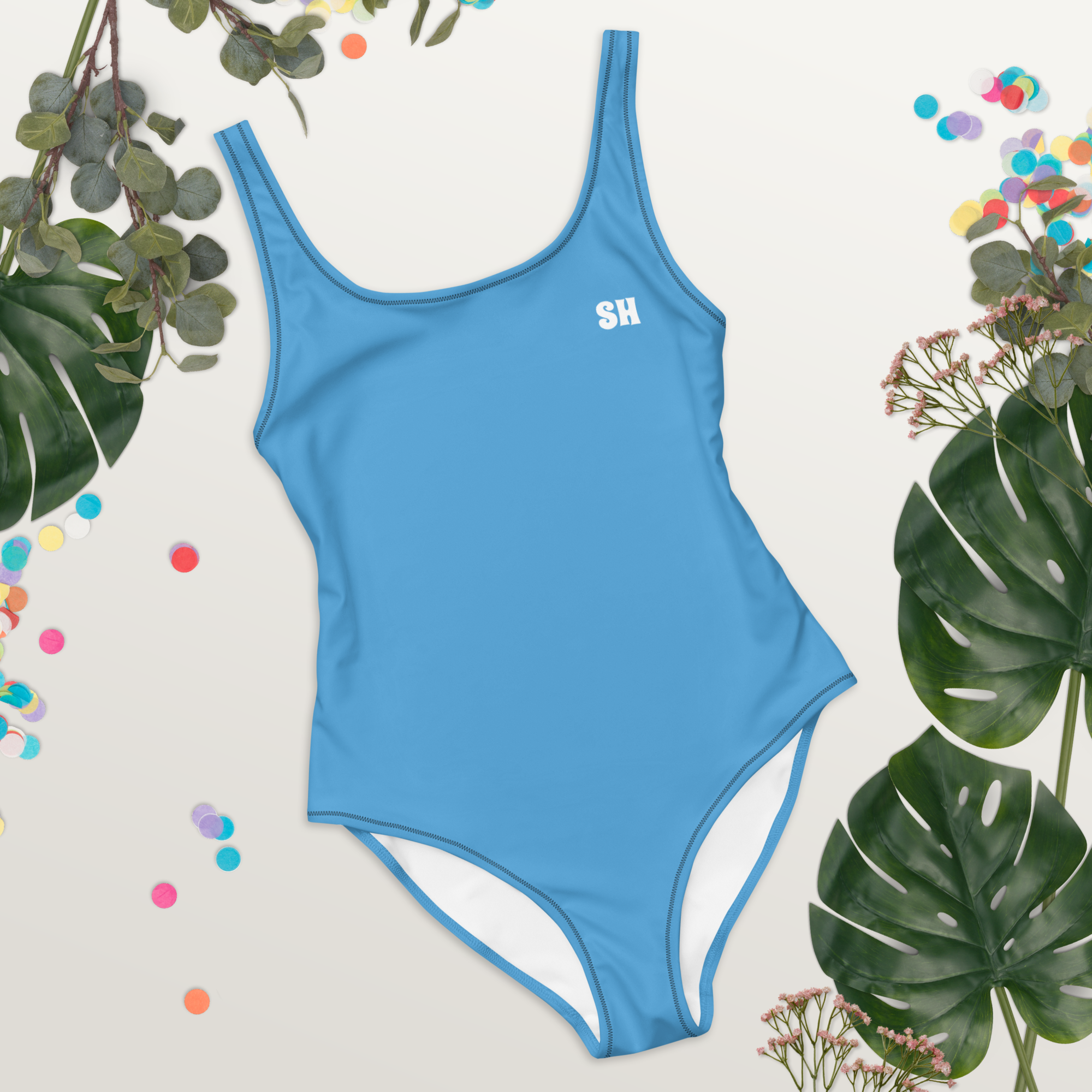 One-Piece Swimsuit - Ocean Blue