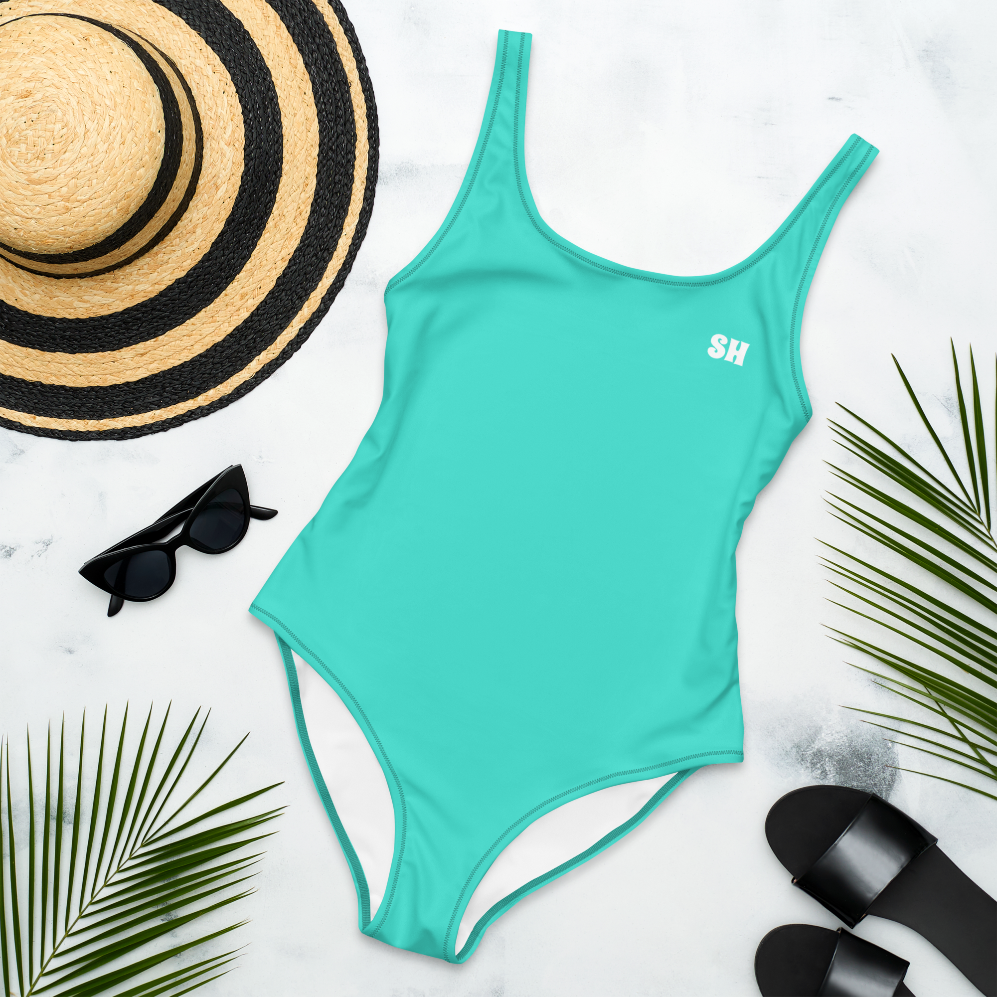 One-Piece Swimsuit - Lagoon Turquoise