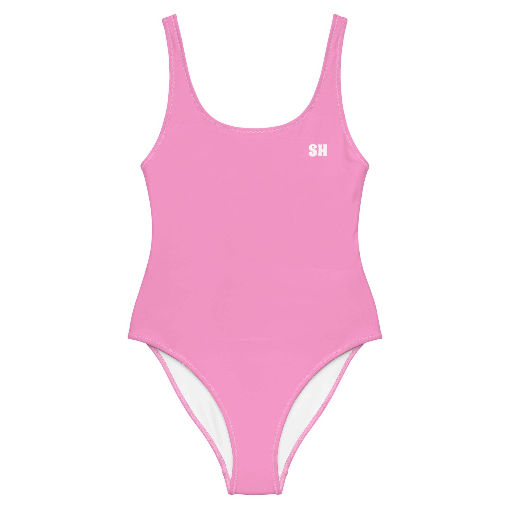 One-Piece Swimsuit - Tropical Pink
