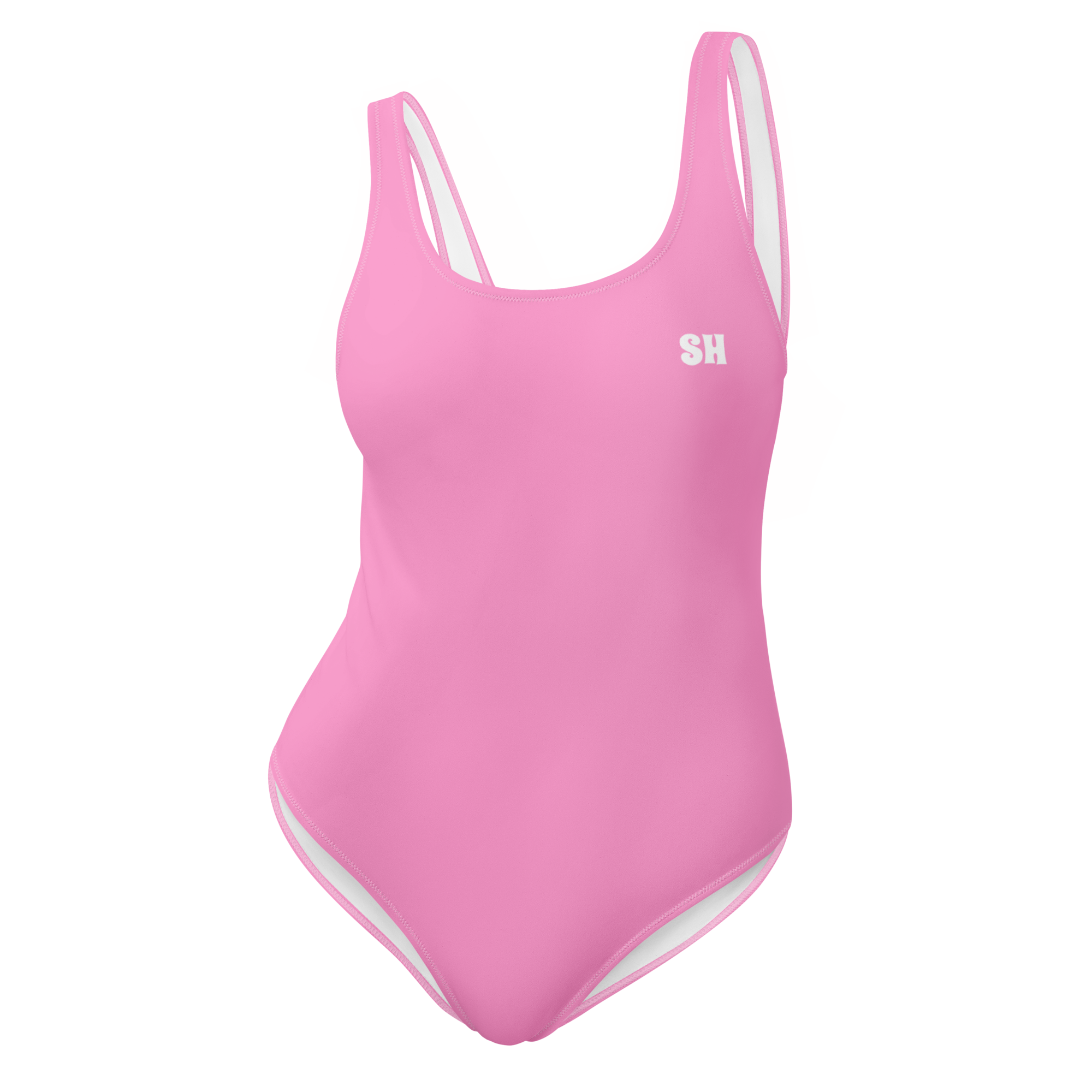 One-Piece Swimsuit - Tropical Pink