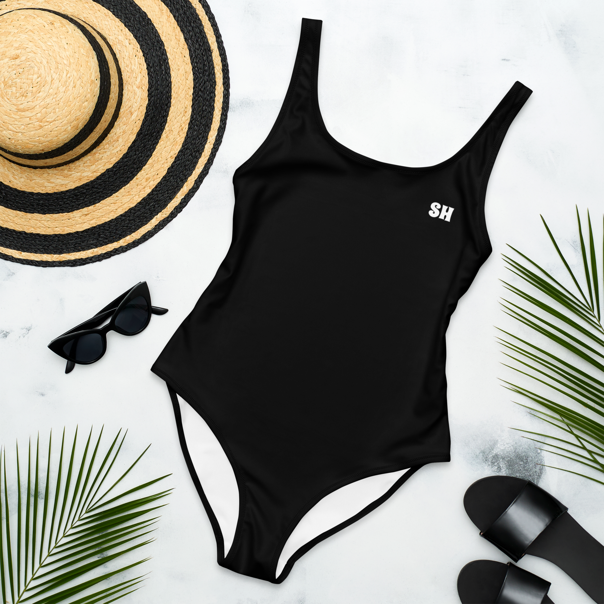 One-Piece Swimsuit - Harbor Black