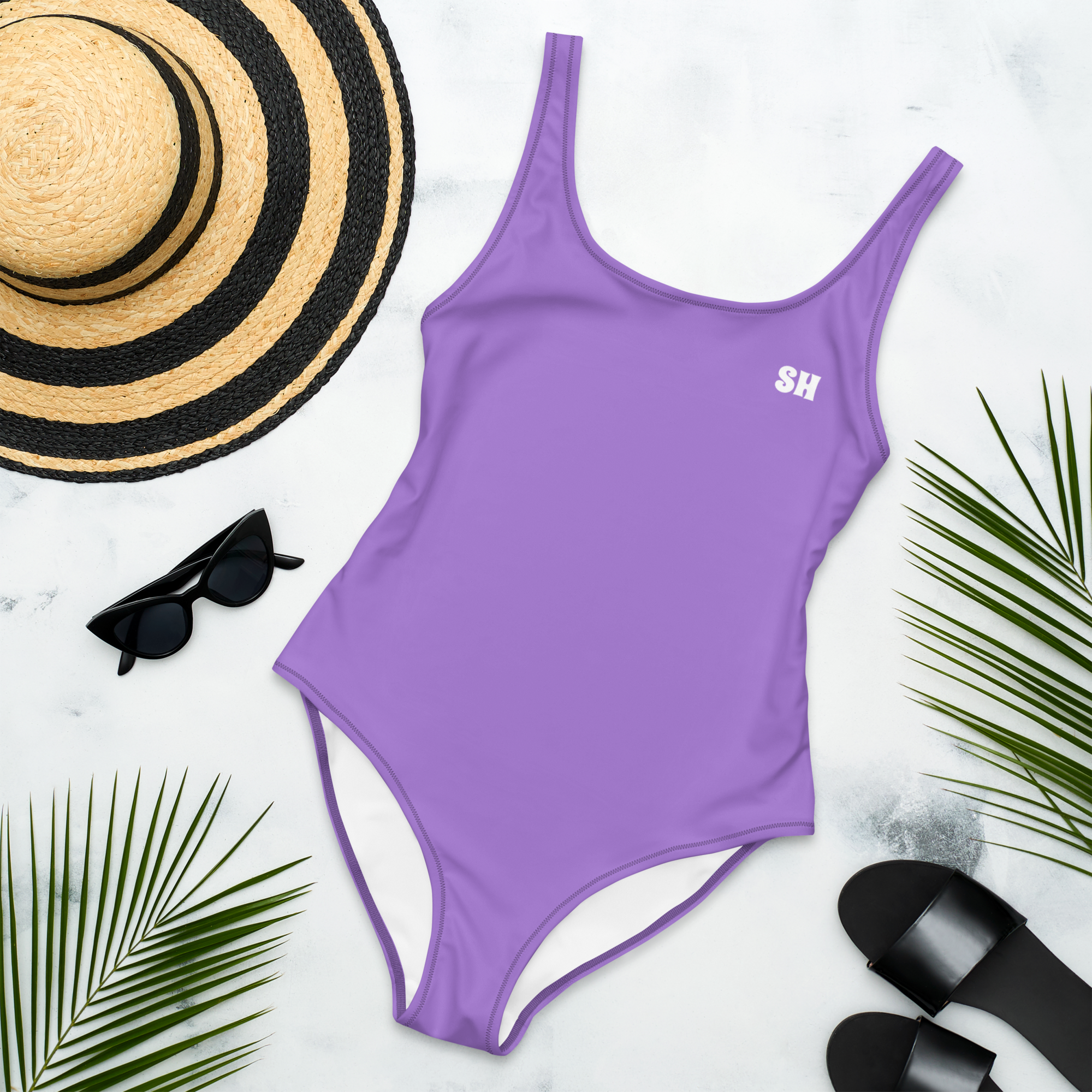 One-Piece Swimsuit - Coastal Purple