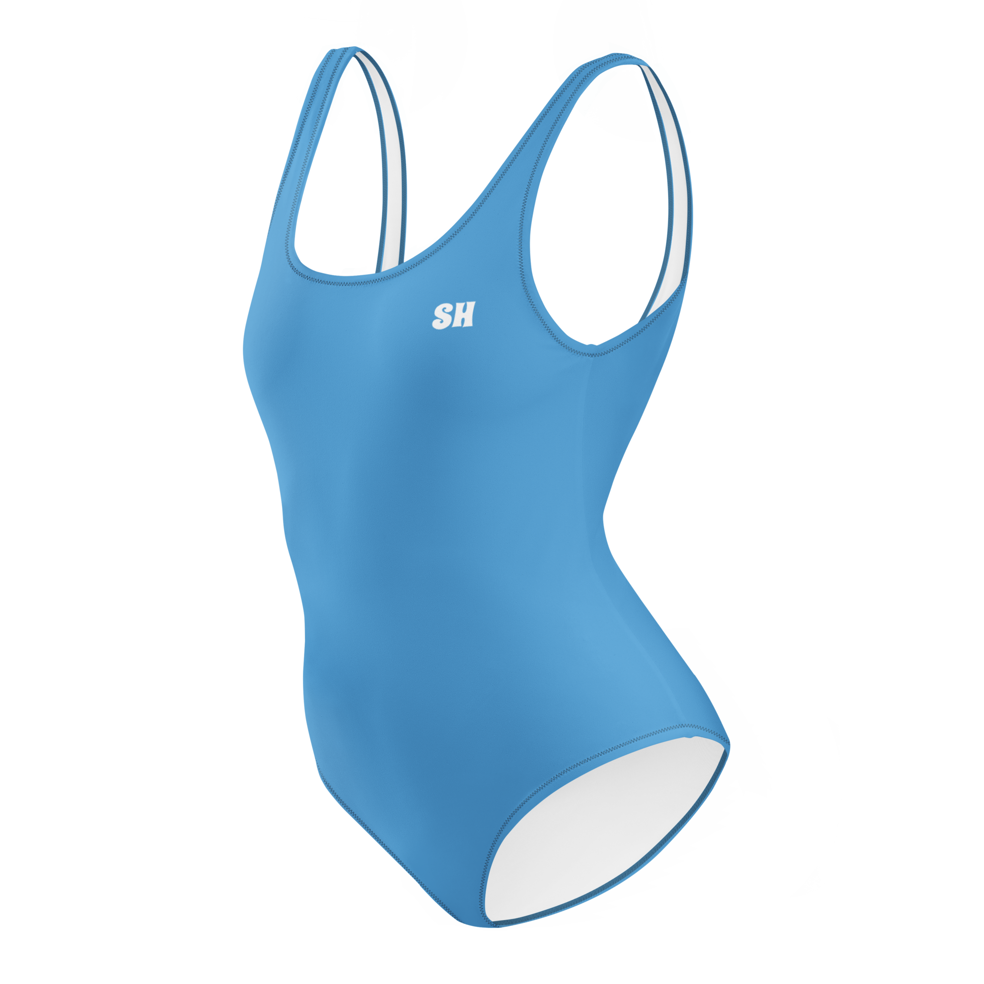 One-Piece Swimsuit - Ocean Blue