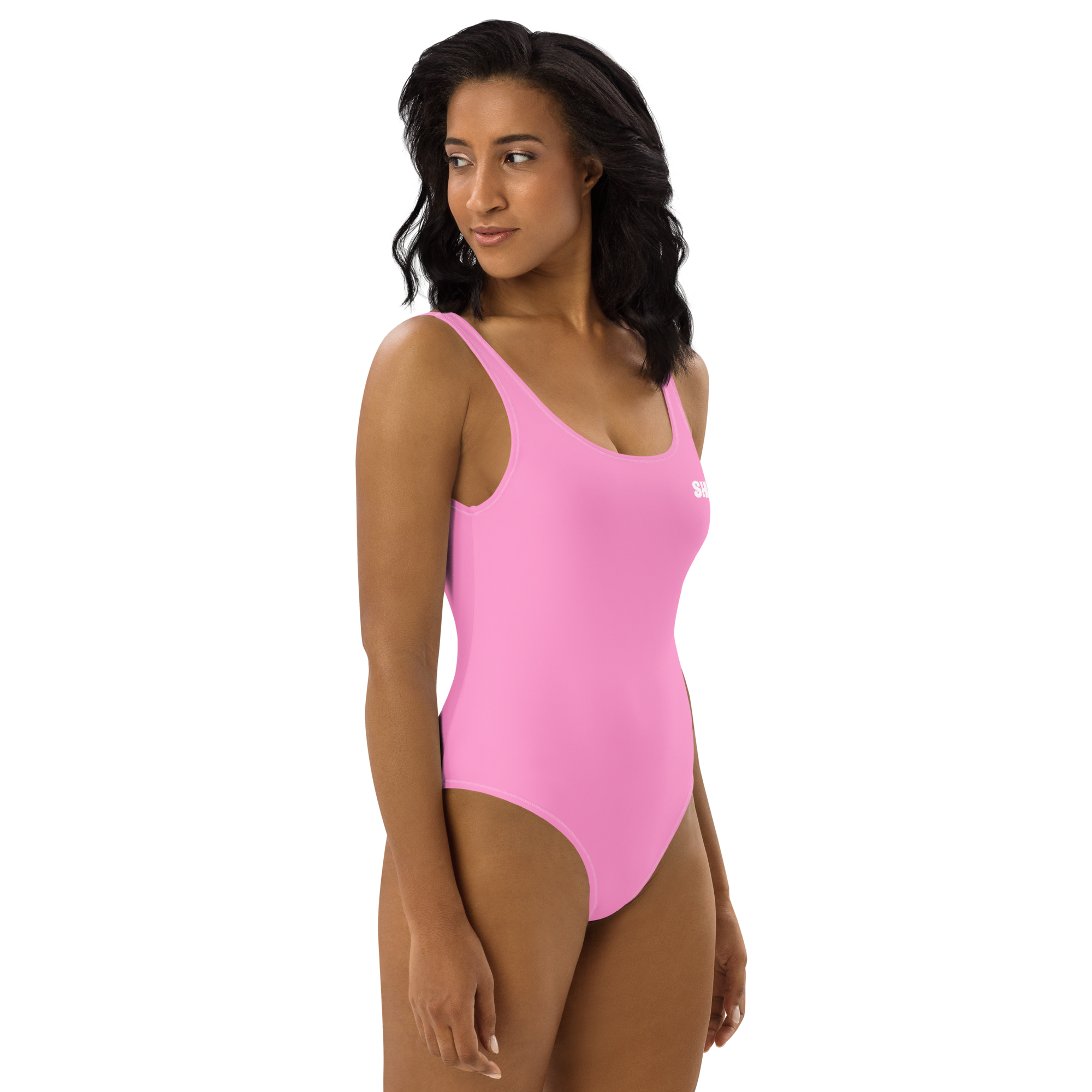 One-Piece Swimsuit - Tropical Pink