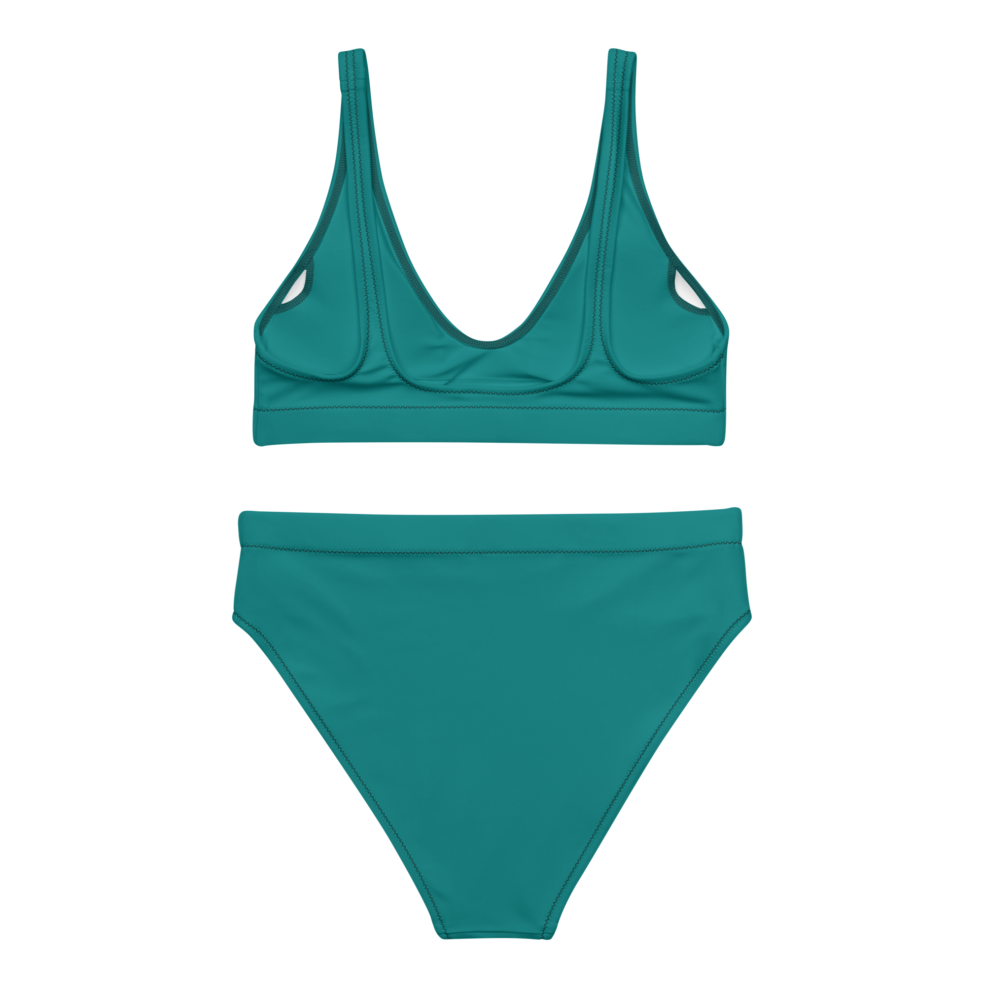 Bikini de cintura alta reciclado - Seaside Teal