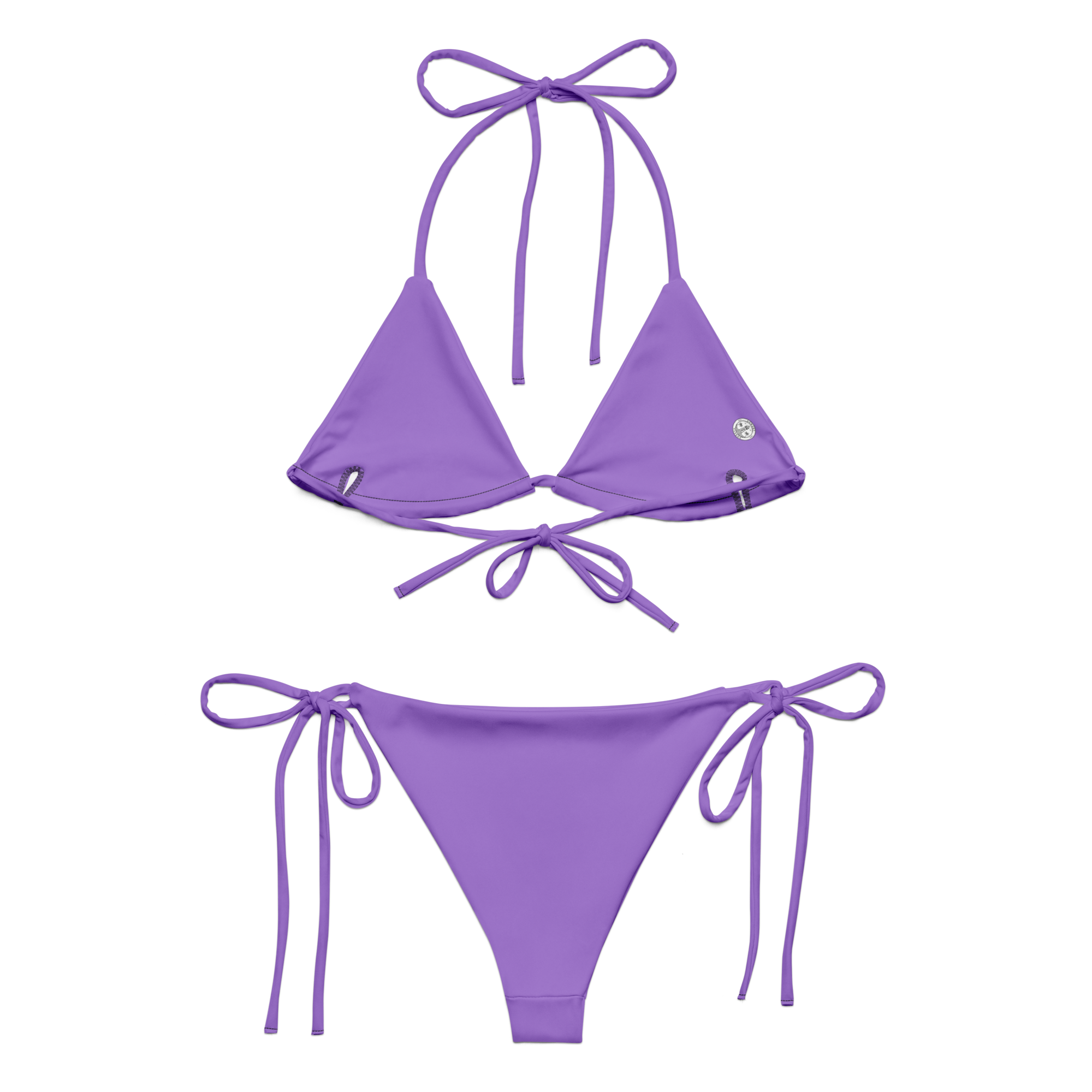Recycled string bikini - Coastal Purple