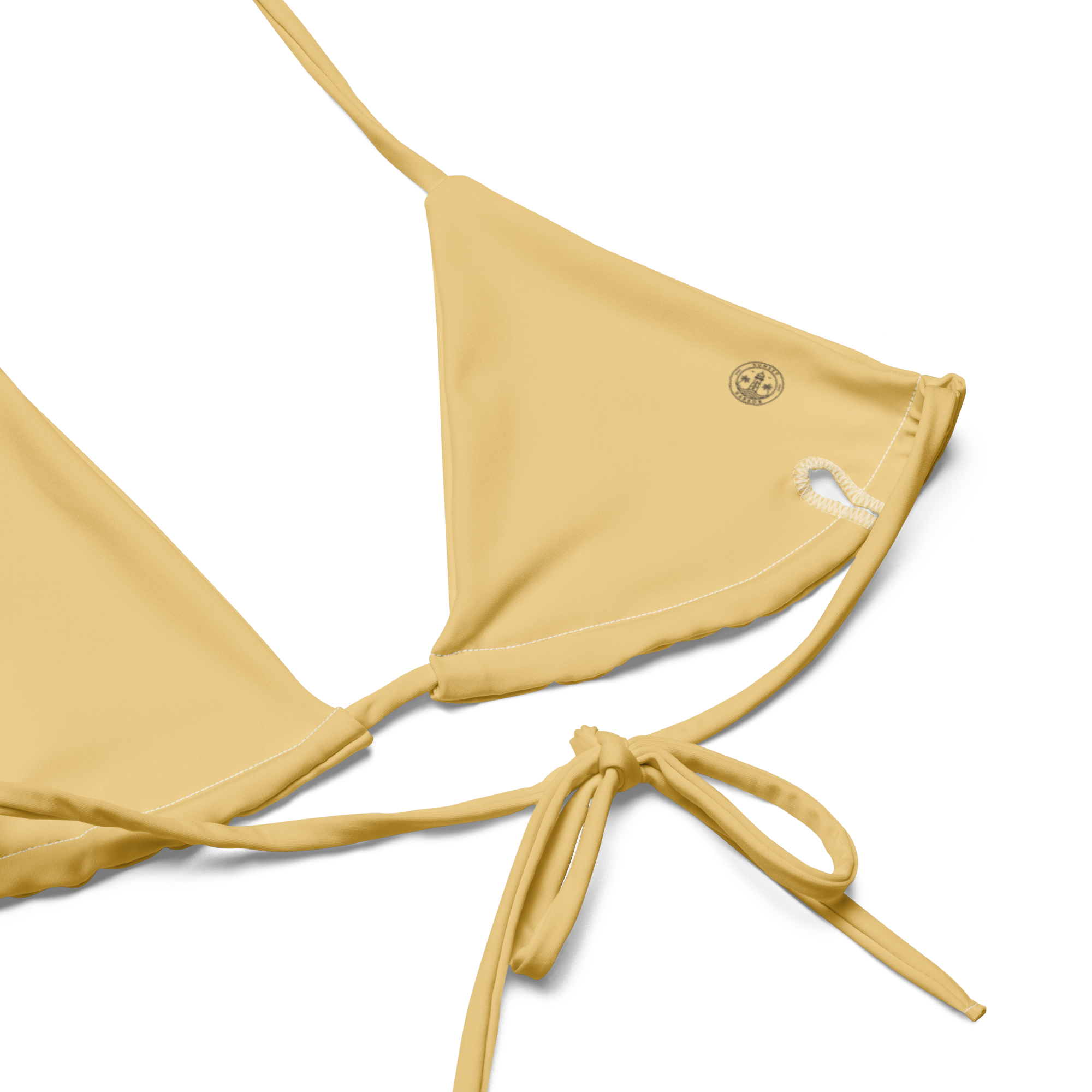 Recycled string bikini - Sand Yellow