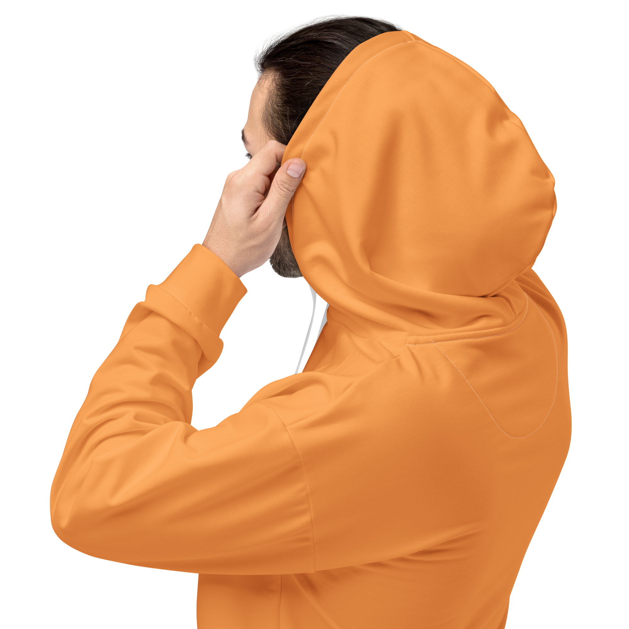 Mens Hoodie - Sunshine Orange