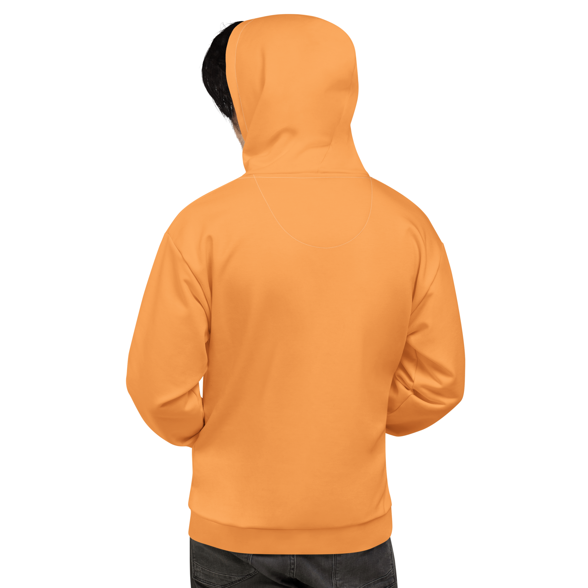 Mens Hoodie - Sunshine Orange