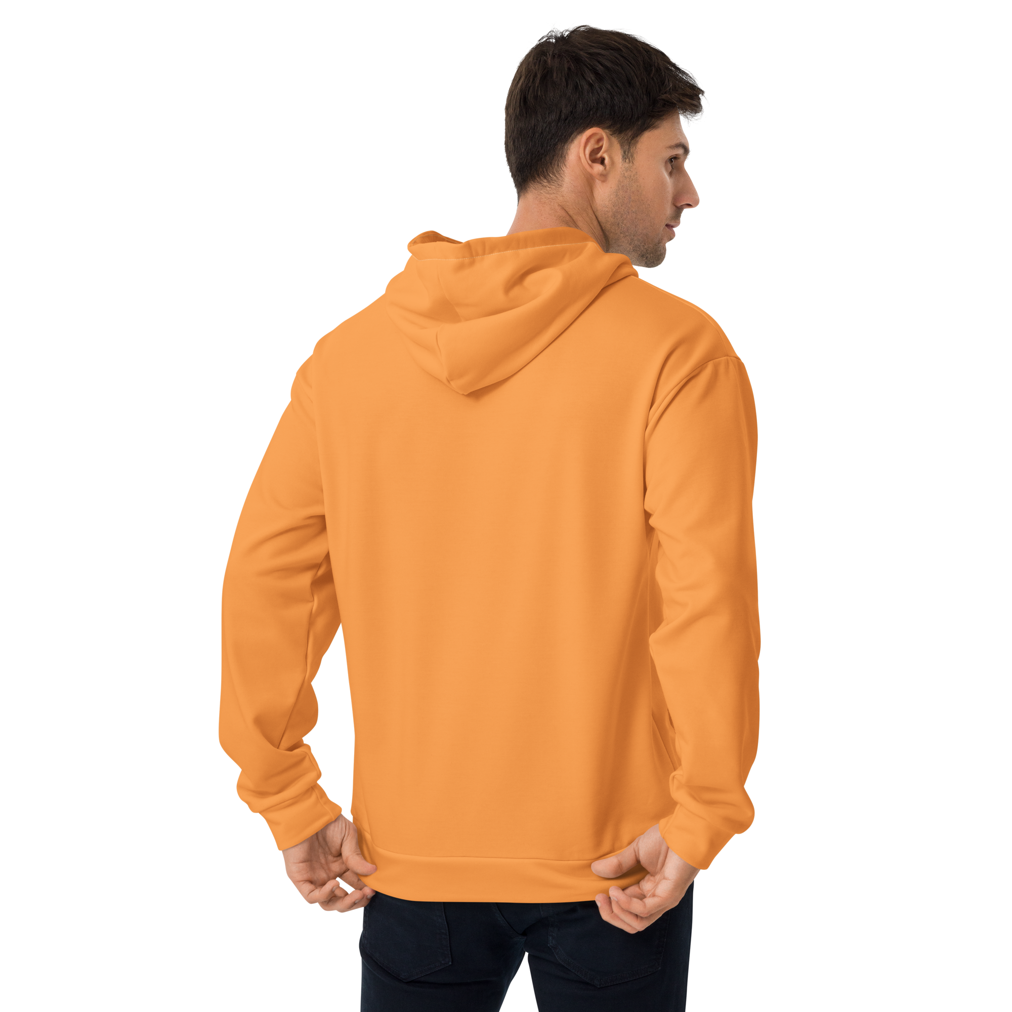 Mens Hoodie - Sunshine Orange