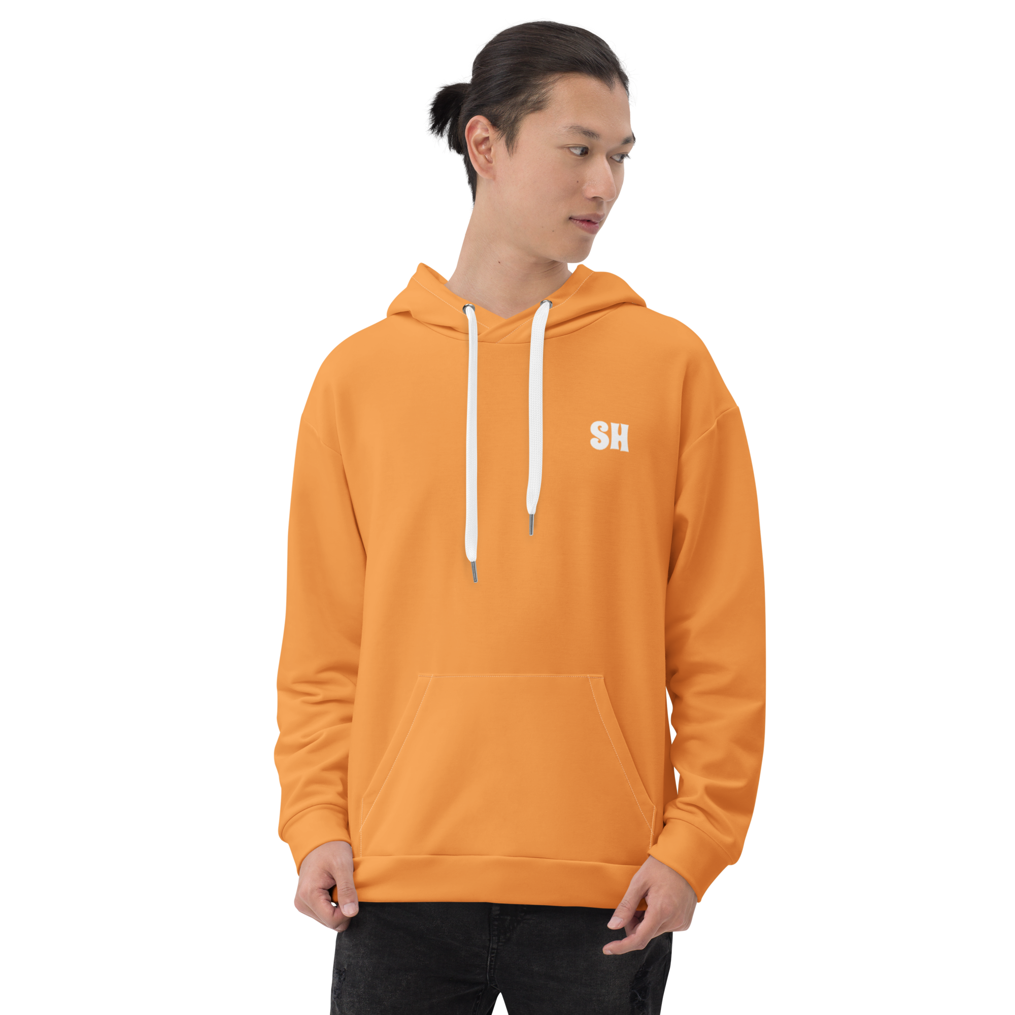 Mens Hoodie - Sunshine Orange