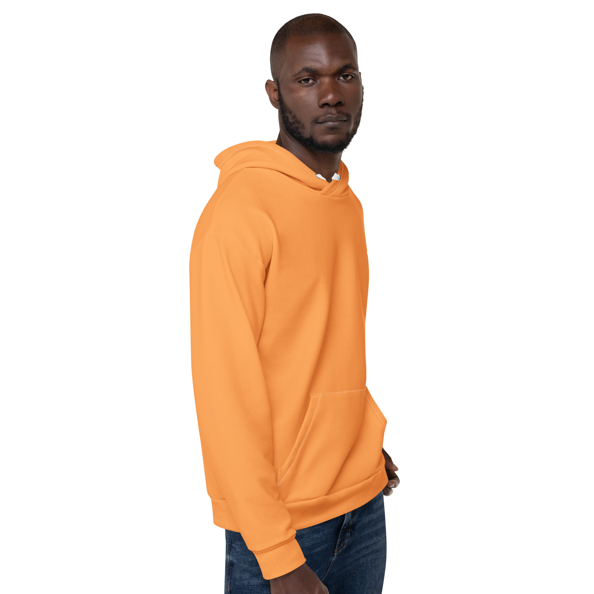 Mens Hoodie - Sunshine Orange
