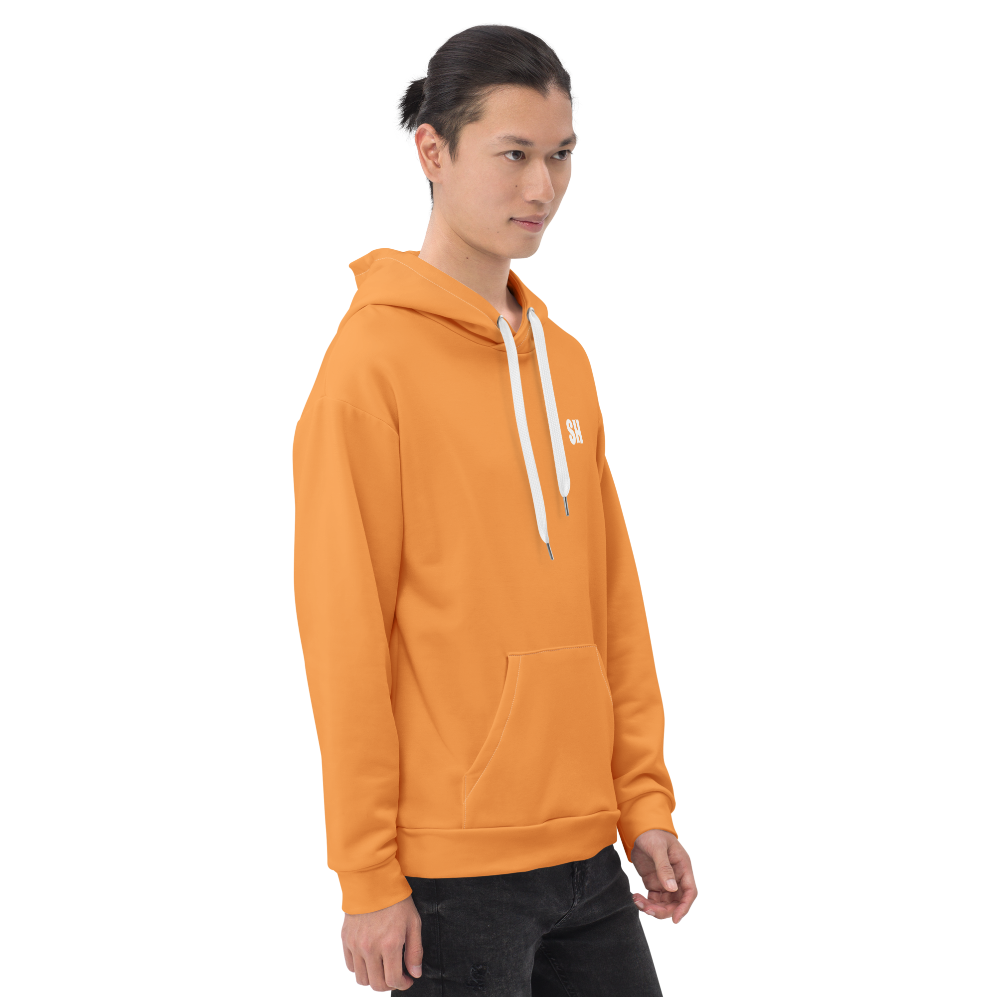 Mens Hoodie - Sunshine Orange