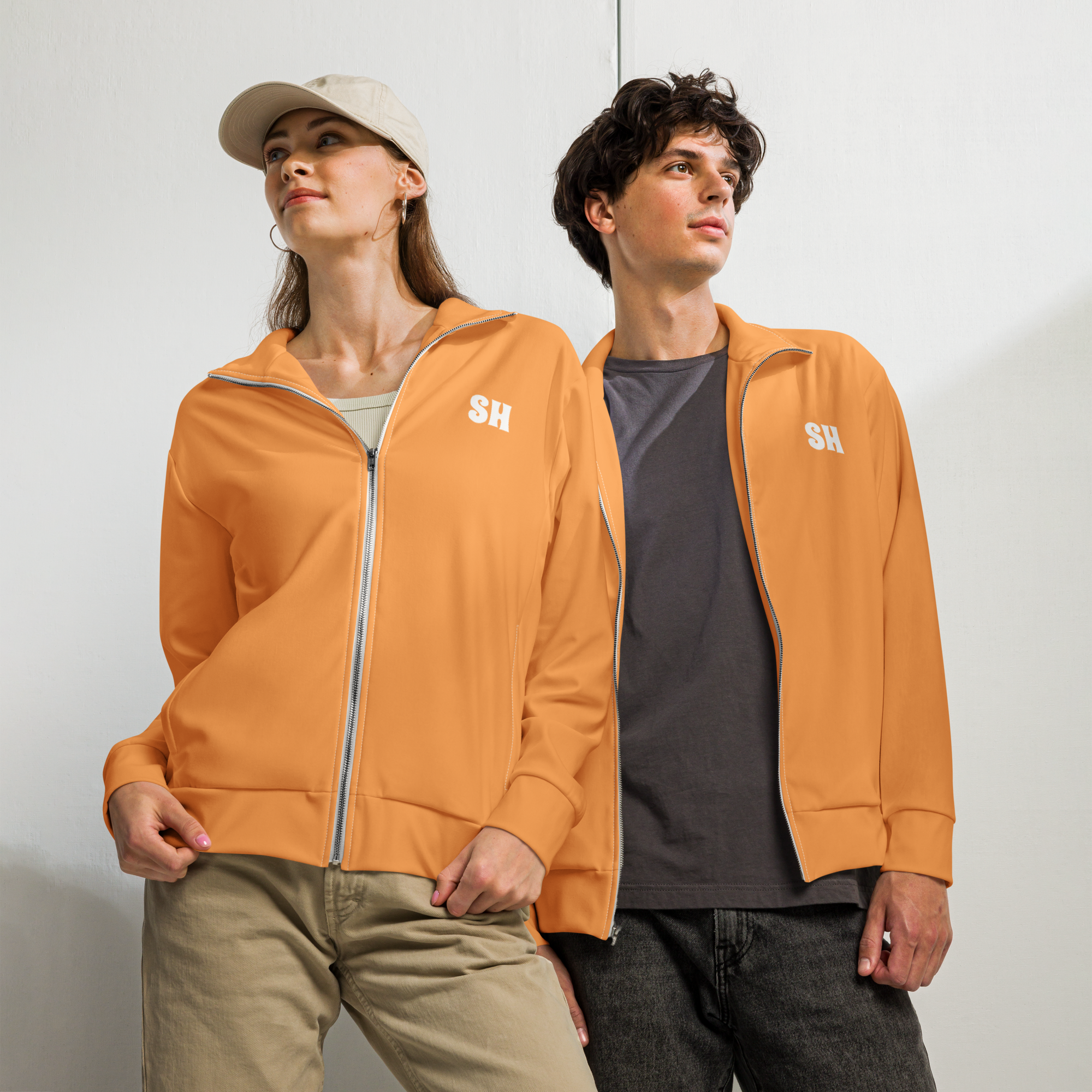 Womens track jacket - Sunshine Orange
