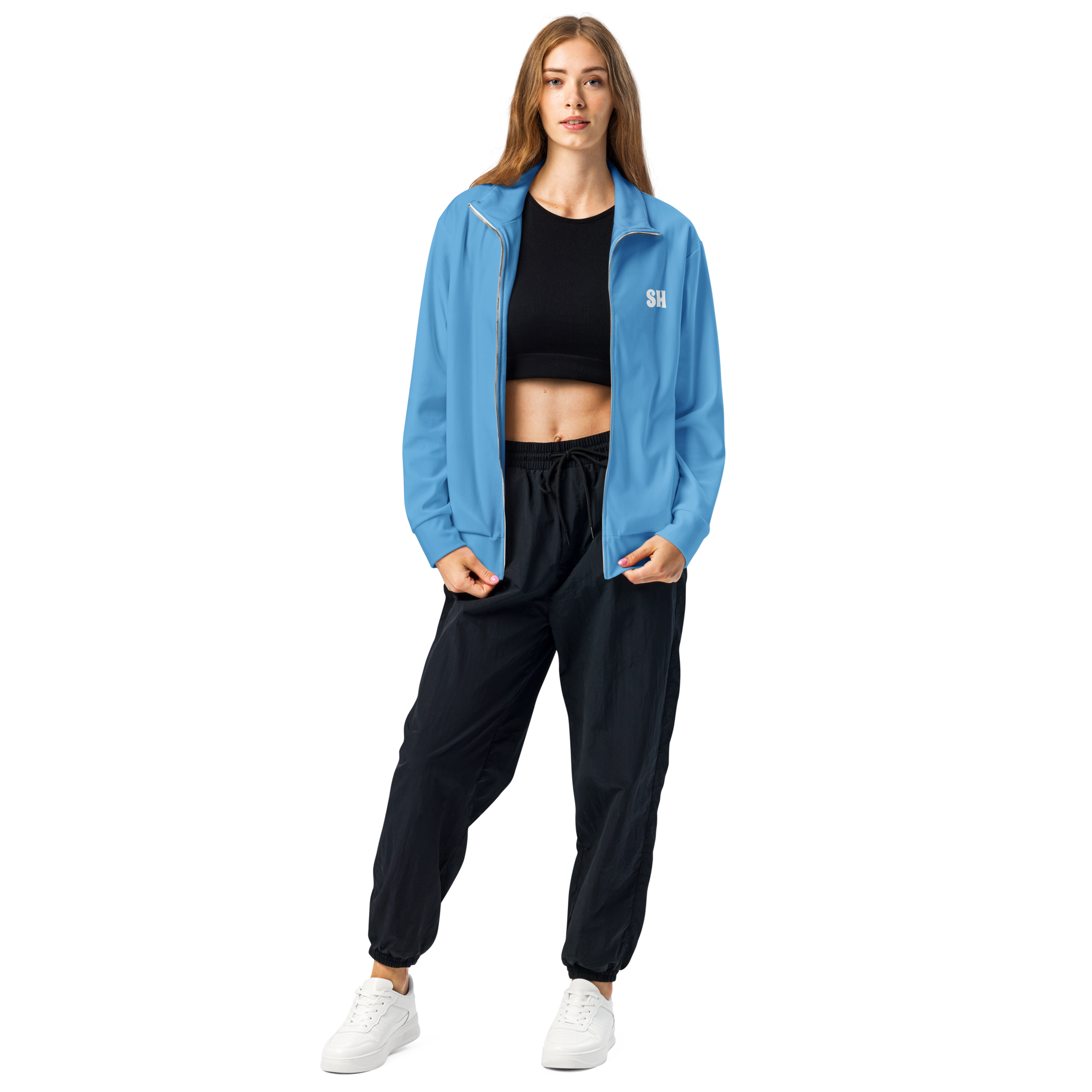 Women track jacket - Ocean Blue
