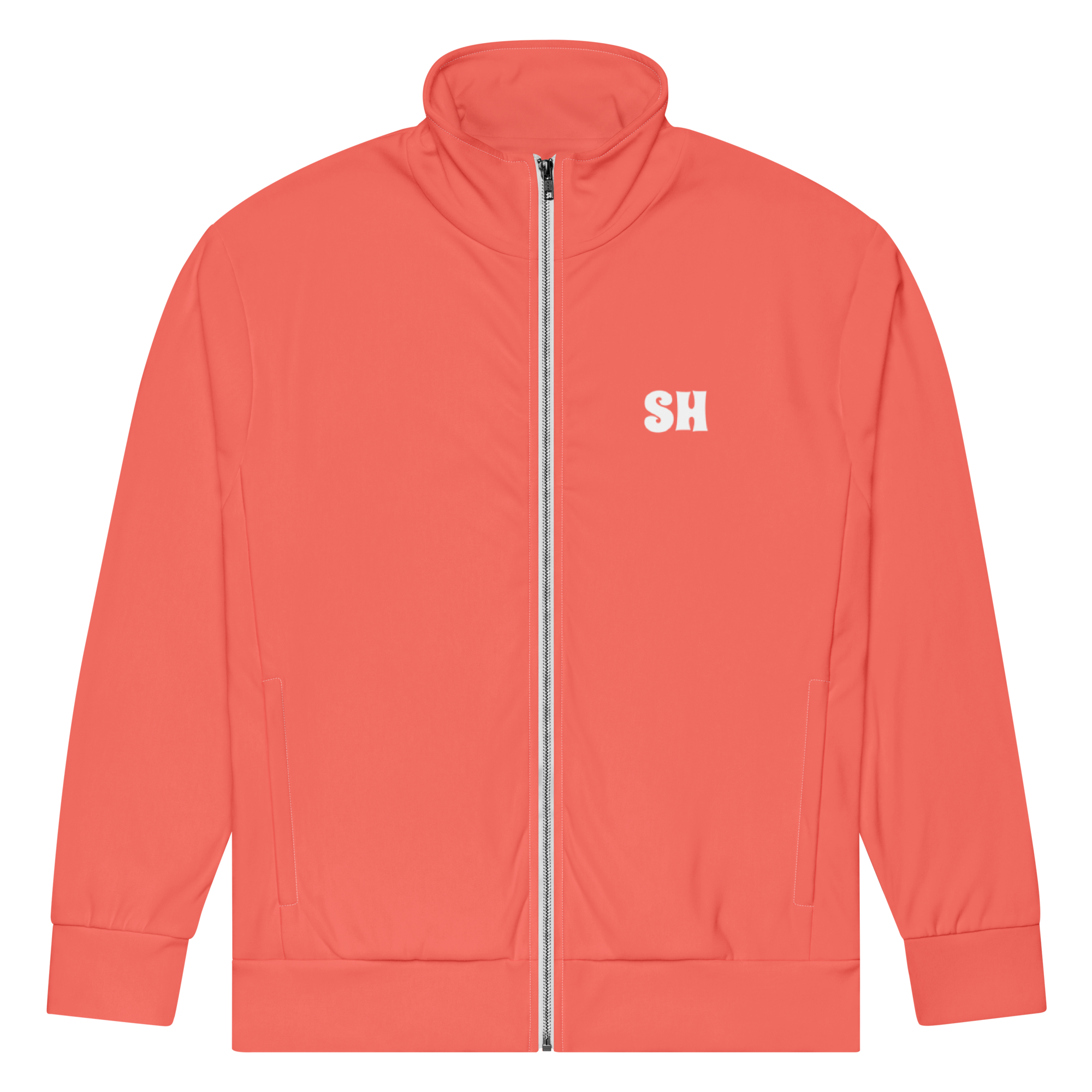 Womens track jacket - Coral Red