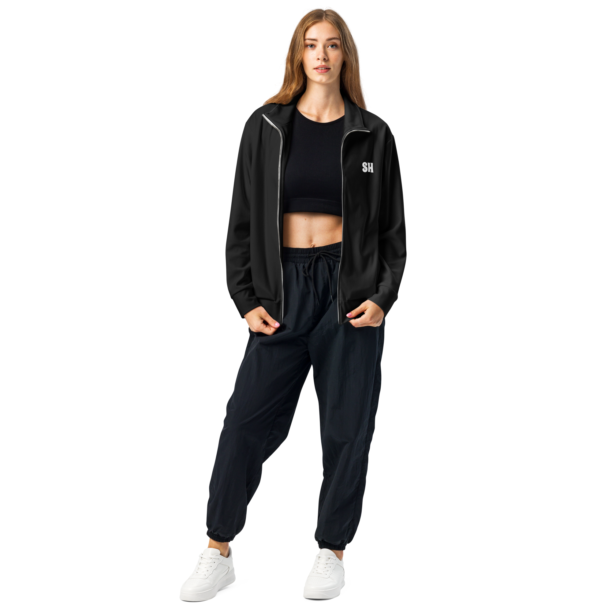 Womens track jacket - Harbor Black