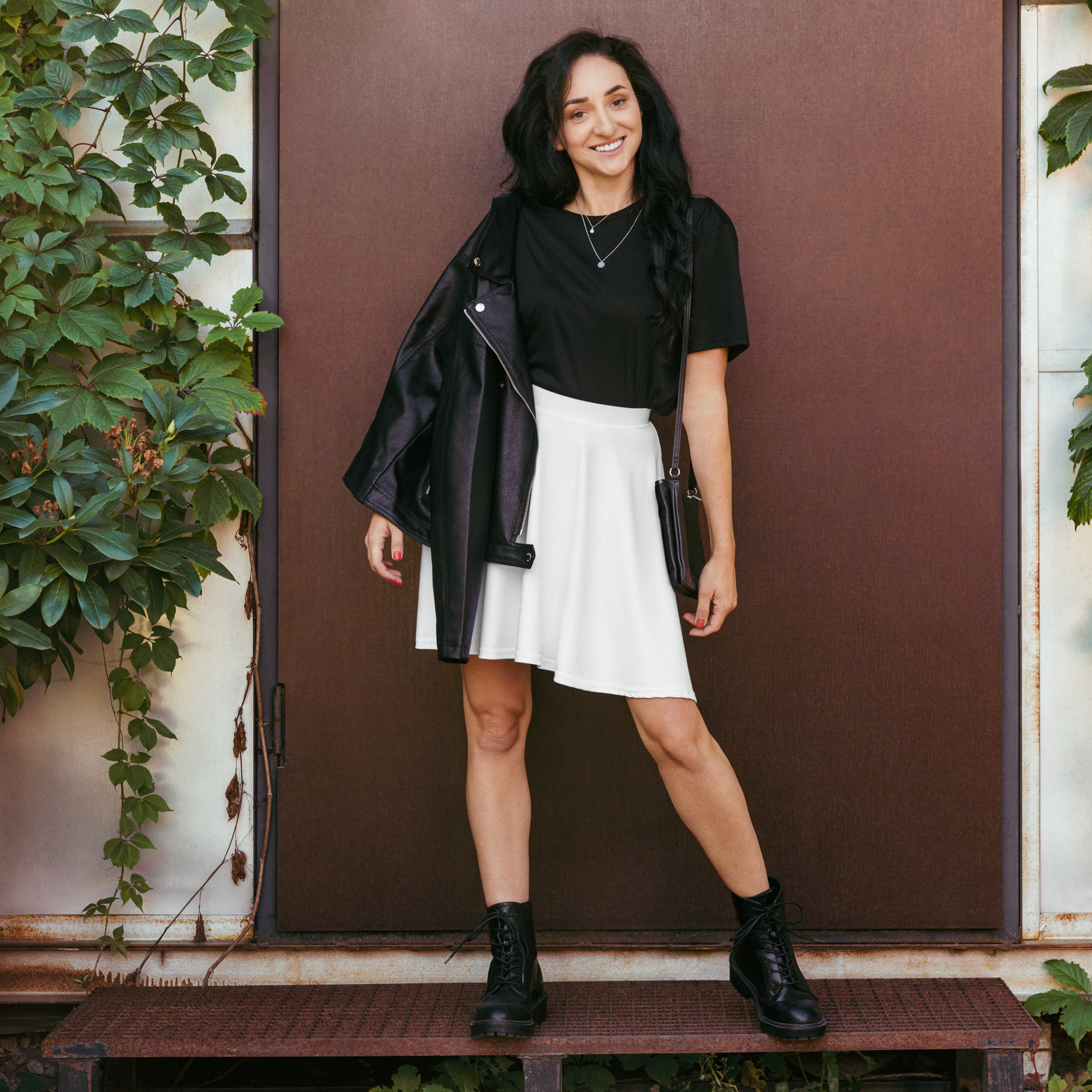 Skater Skirt - Seashell White