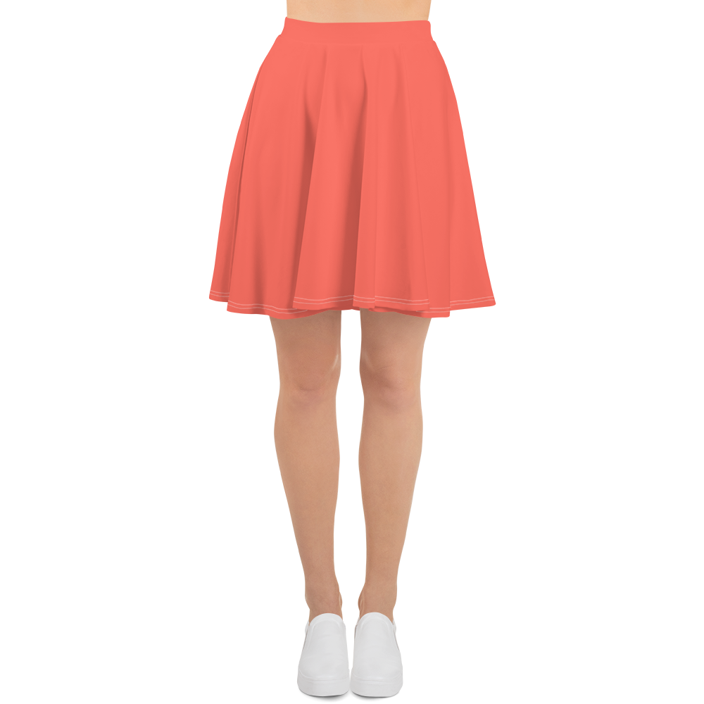 Skater Skirt - Coral Red