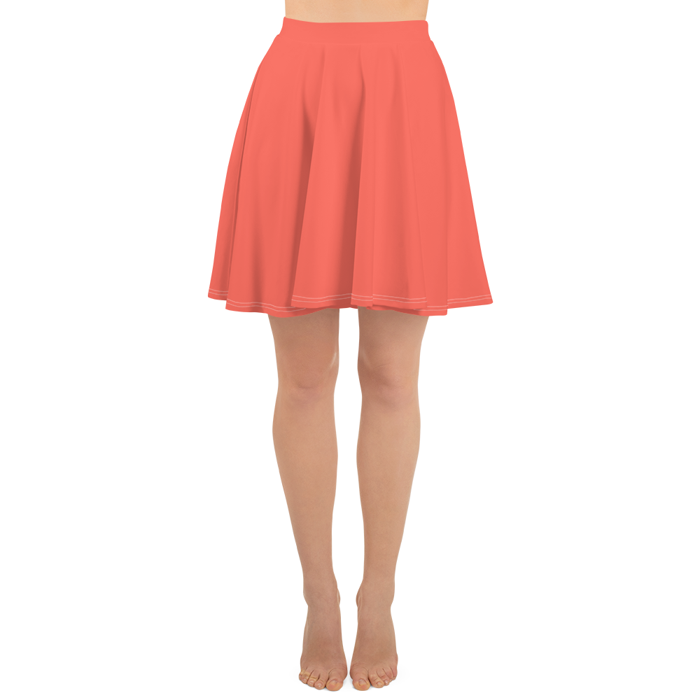 Skater Skirt - Coral Red