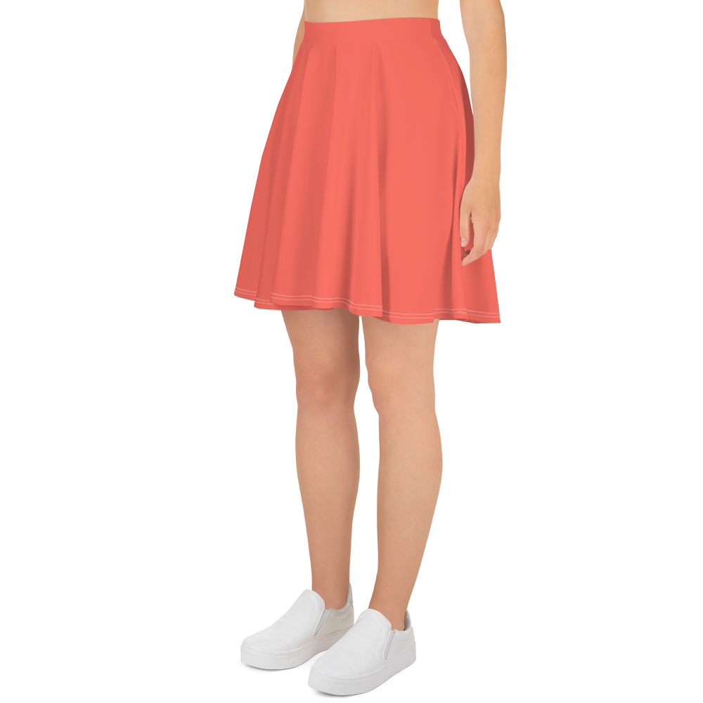 Skater Skirt - Coral Red